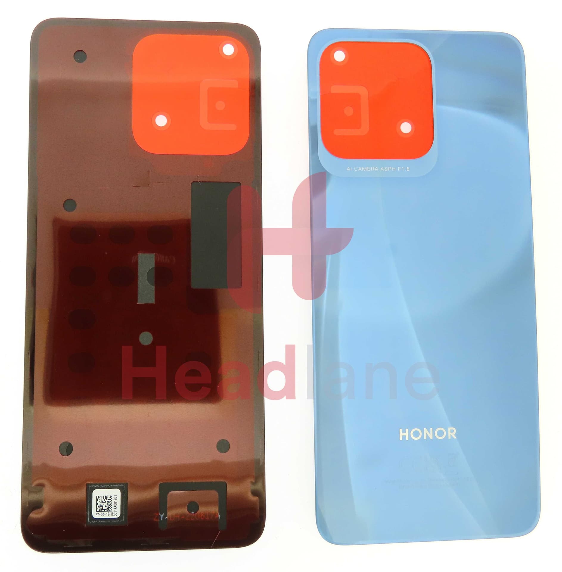 Honor X8 5G Back / Battery Cover - Blue - 9707AAAQ - Honor Replacement Part