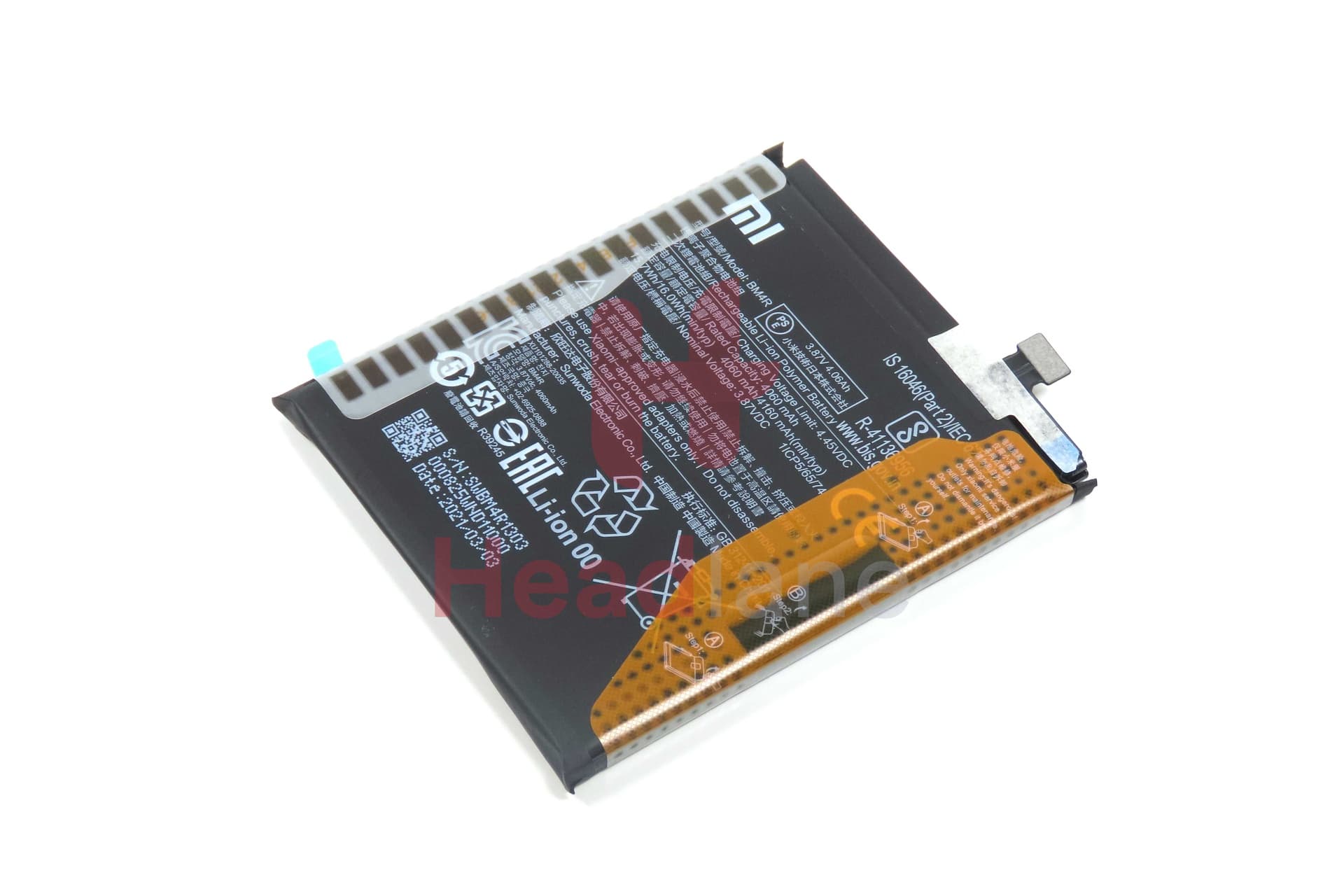 Xiaomi Mi 10 Lite 5G BM4R 4160mAh Internal Battery - 460200001C5Z - Xiaomi Replacement Part