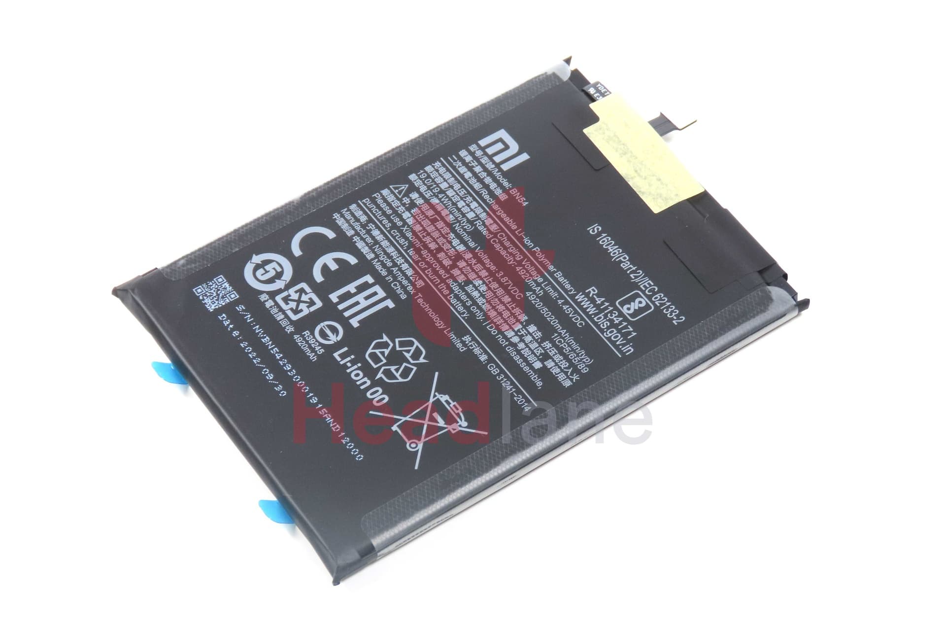 Xiaomi Redmi 9 / Note 9 BN54 5020mAh Internal Battery - 460200003P1G