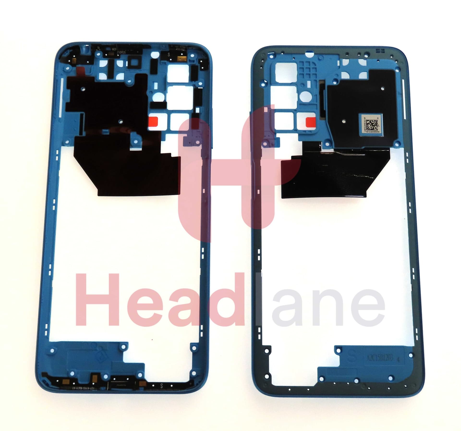 Xiaomi Redmi 10 (2022) Middle Cover / Chassis - Blue - 550400006G9X - Xiaomi Replacement Part