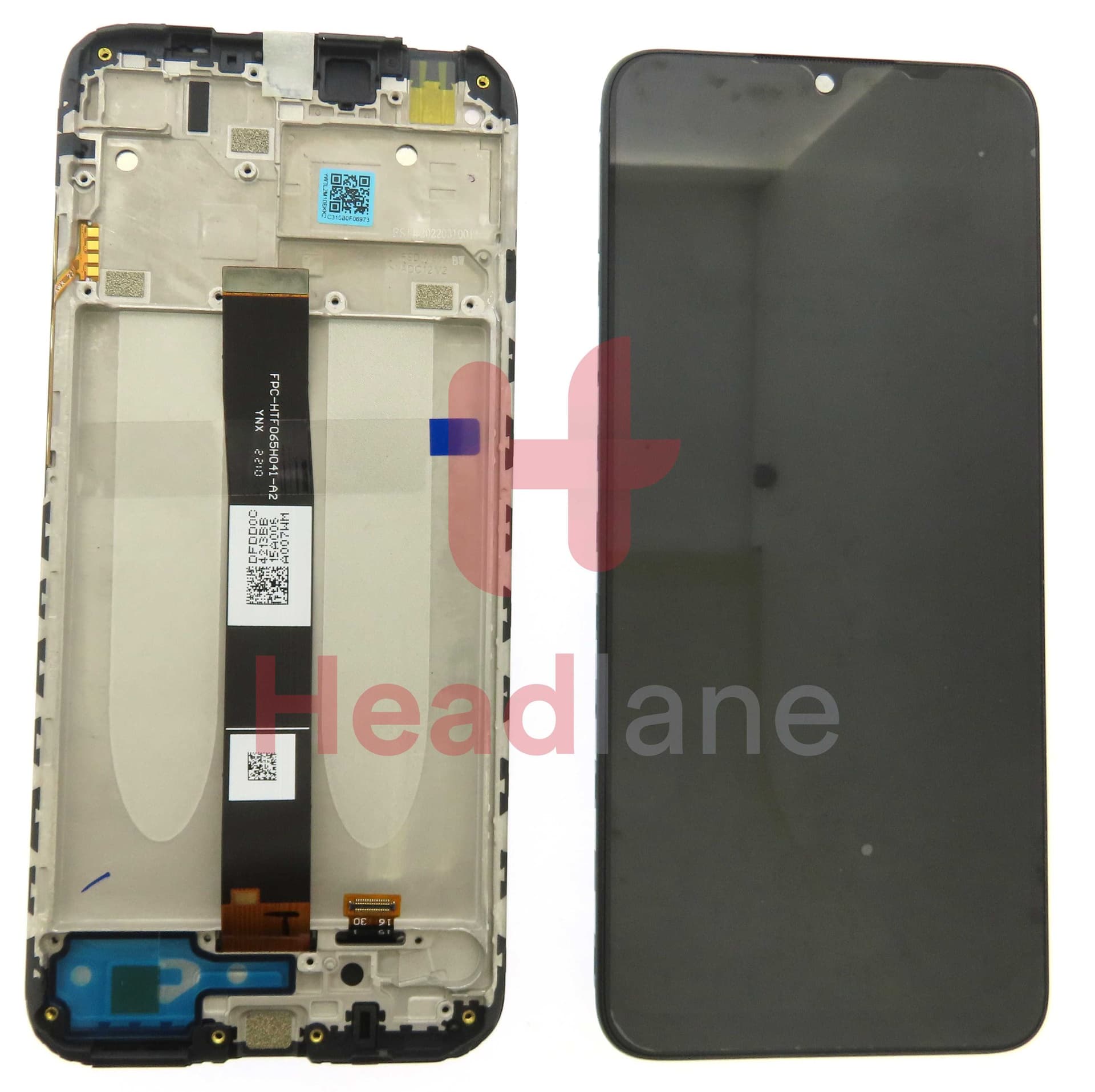 Xiaomi Redmi 10A LCD Display / Screen + Touch - Black - 560001C3L200 - Xiaomi Replacement Part