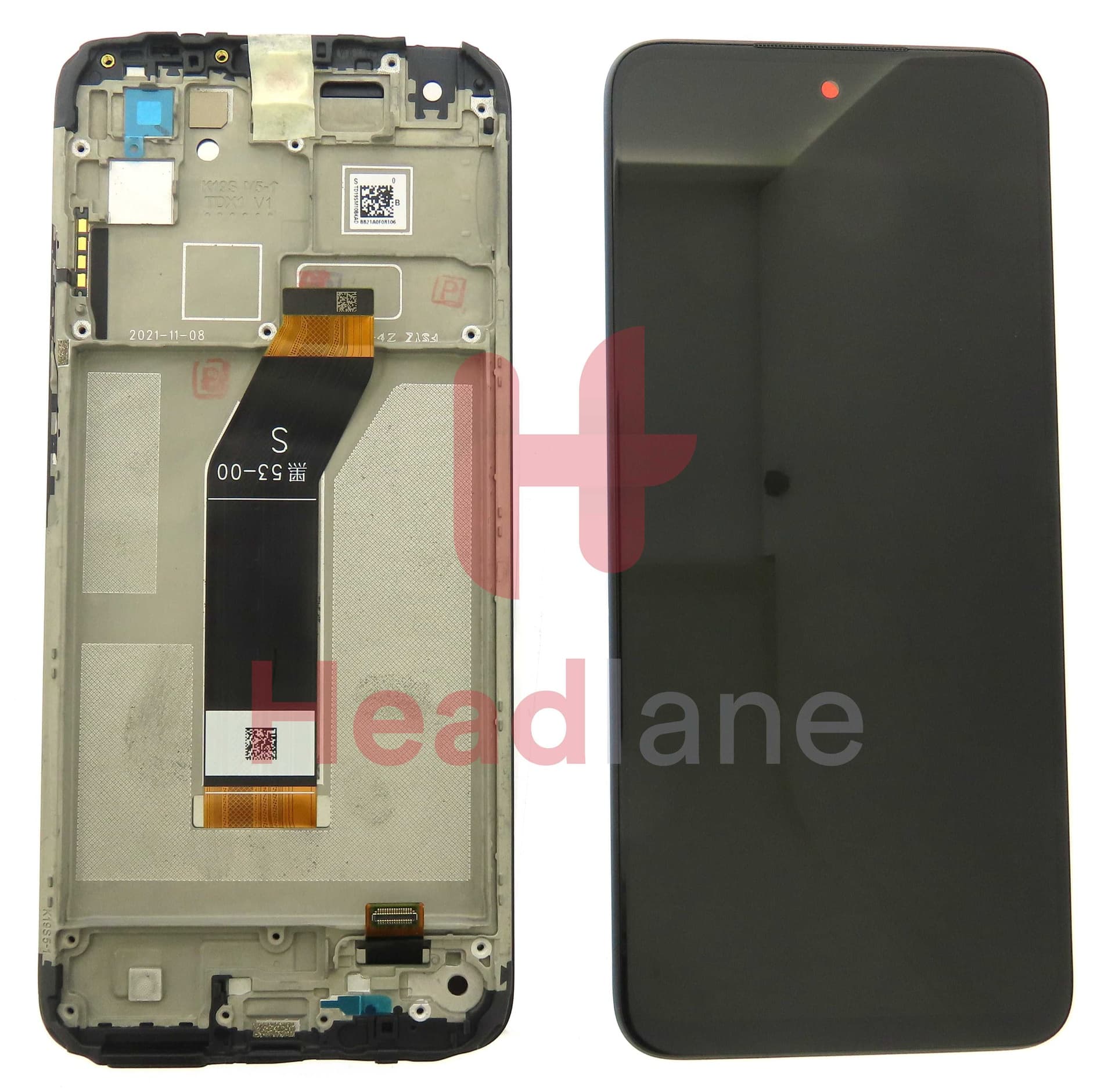 Xiaomi Redmi 10 (2022) LCD Display / Screen + Touch - Black - 560001K19S00 - Xiaomi Replacement Part