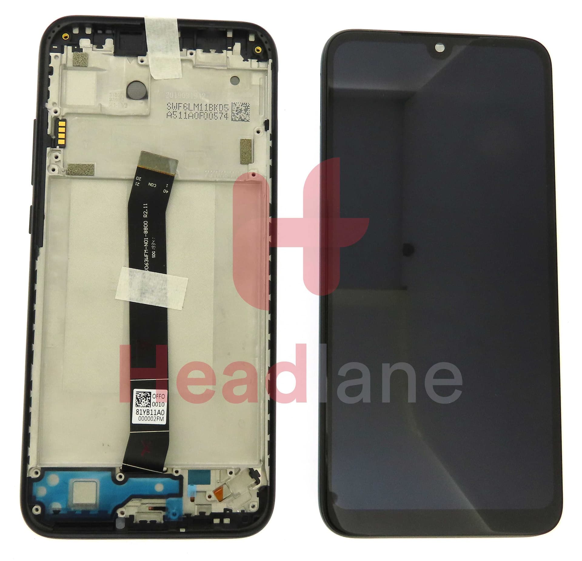 Xiaomi Redmi 7 LCD Display / Screen + Touch - Black - 560610115033 - Xiaomi Replacement Part