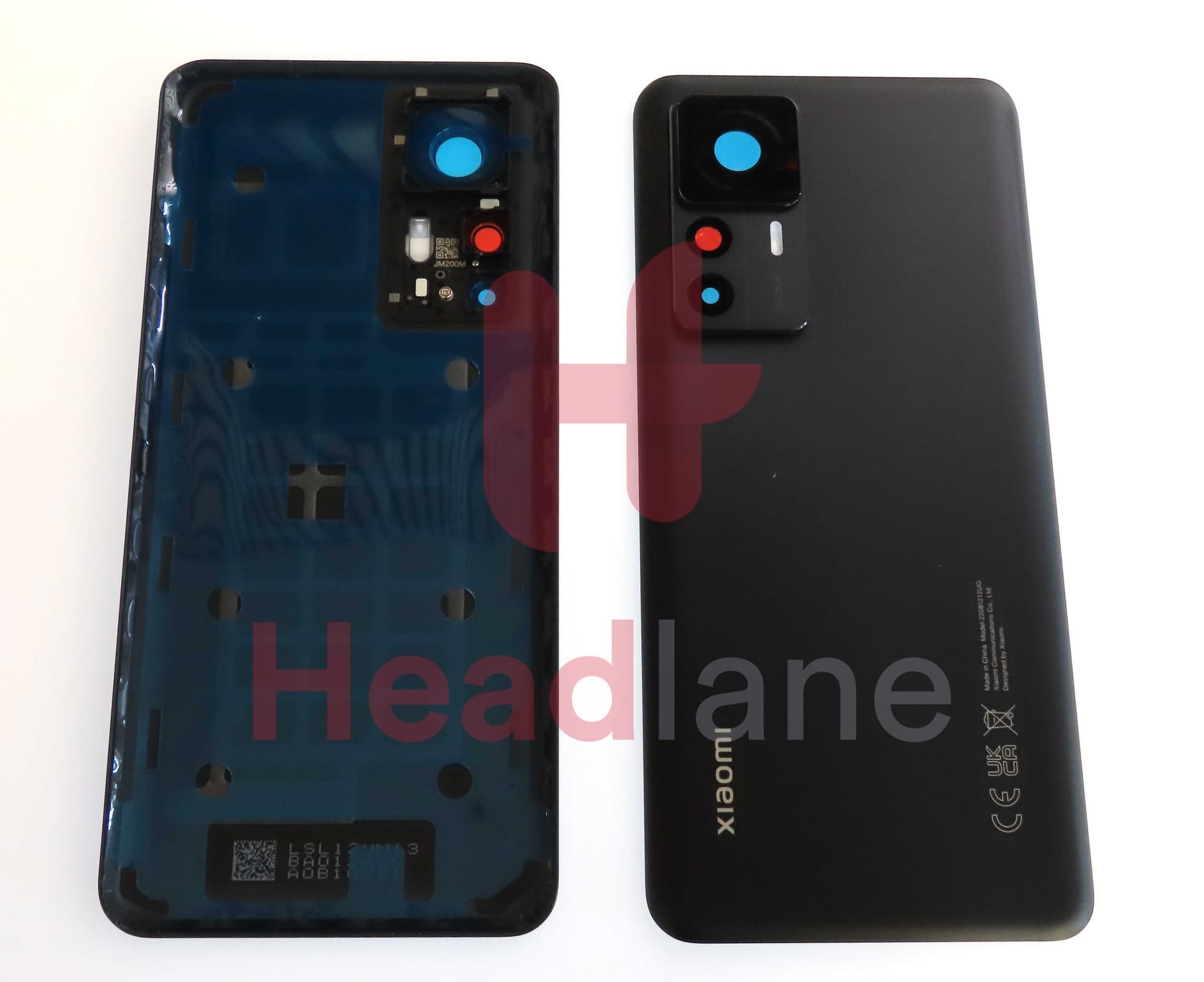 Xiaomi 12T Pro Back / Battery Cover - Black - 560006L12U00 - Xiaomi Replacement Part