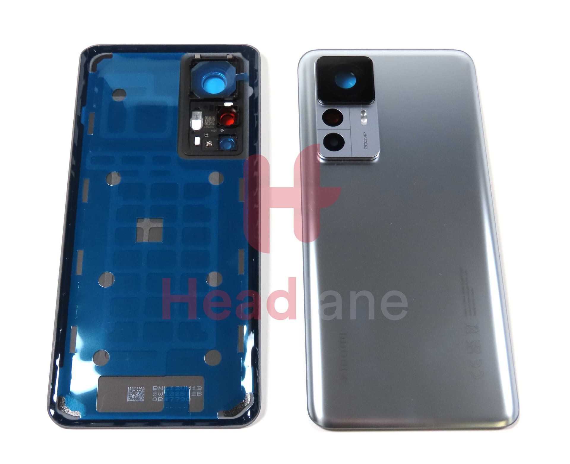 Xiaomi 12T Pro Back / Battery Cover - Silver - 560008L12U00 - Xiaomi Replacement Part