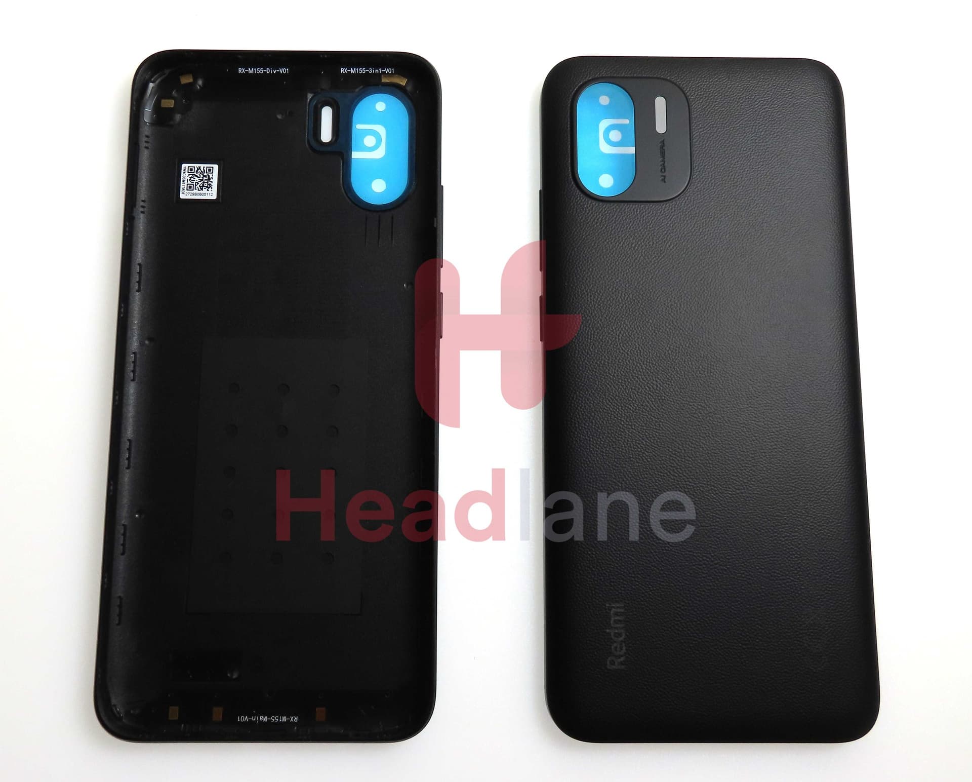 Xiaomi Redmi A1 Back / Battery Cover - Black - 55050002GP9T - Xiaomi Replacement Part