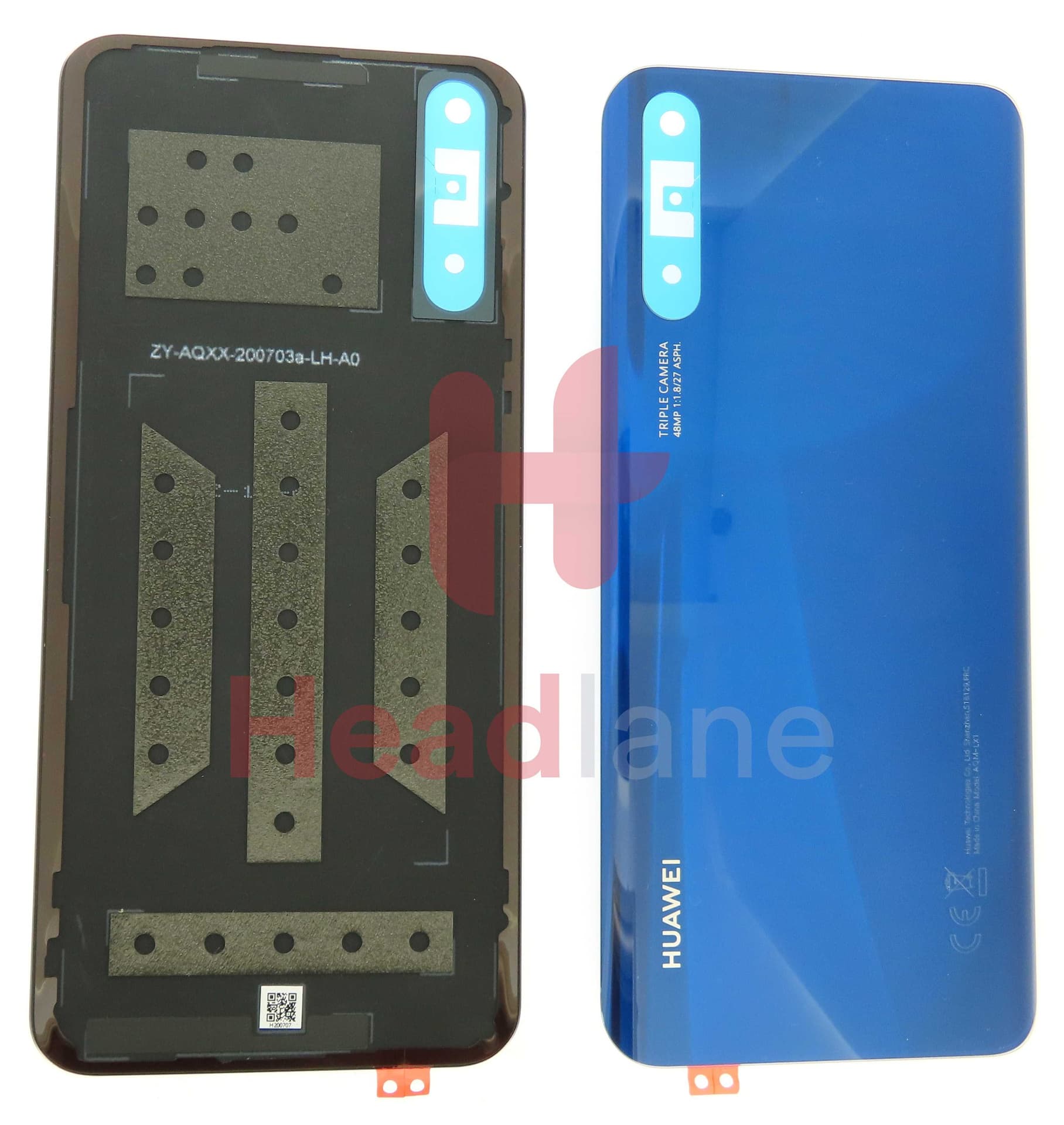 Huawei Y8p Back / Battery Cover - Blue - 02353VKU - Huawei Replacement Part