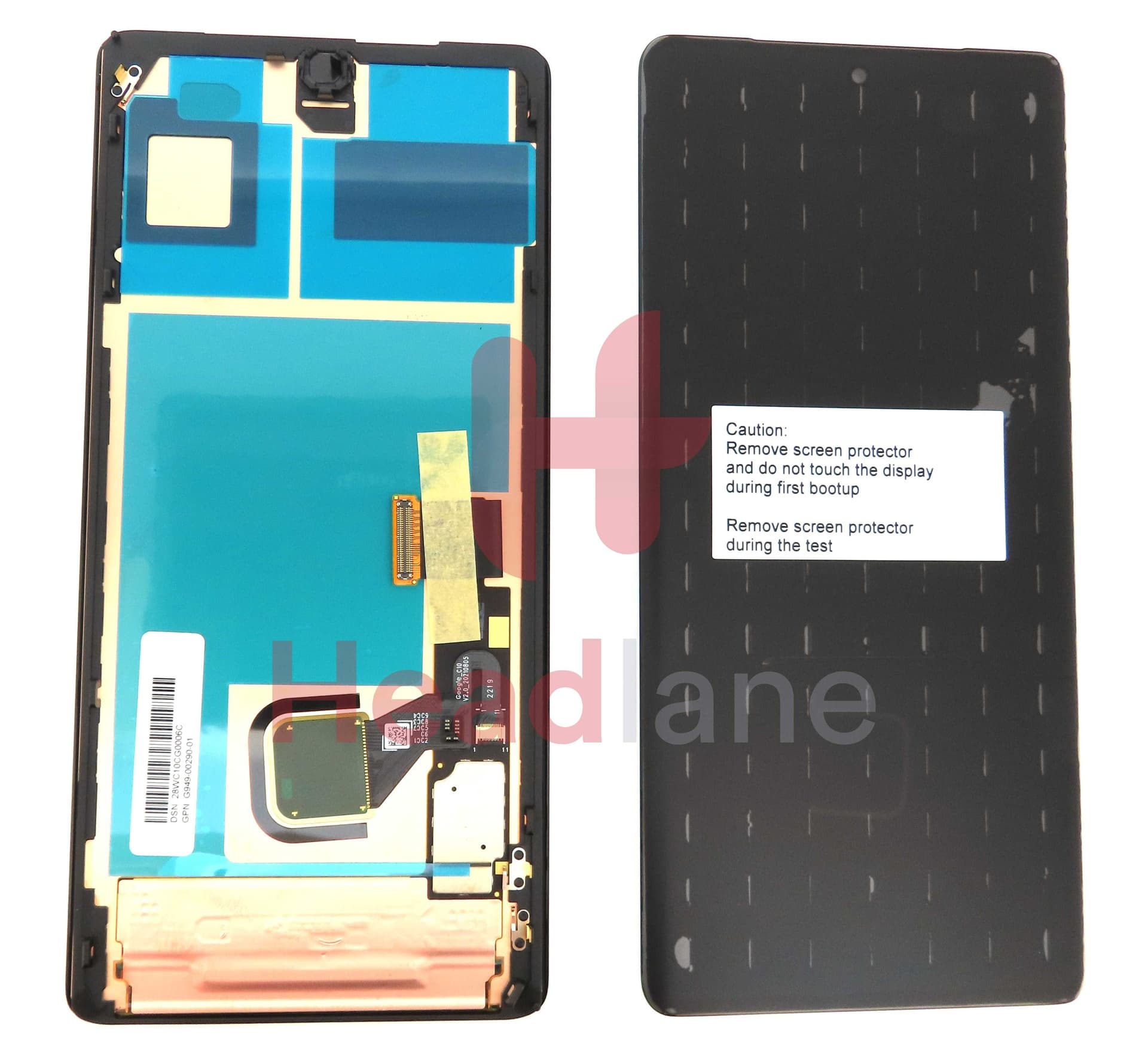 Google Pixel 7 Pro LCD Display / Screen + Touch - G949-00290-01 - Google Replacement Part