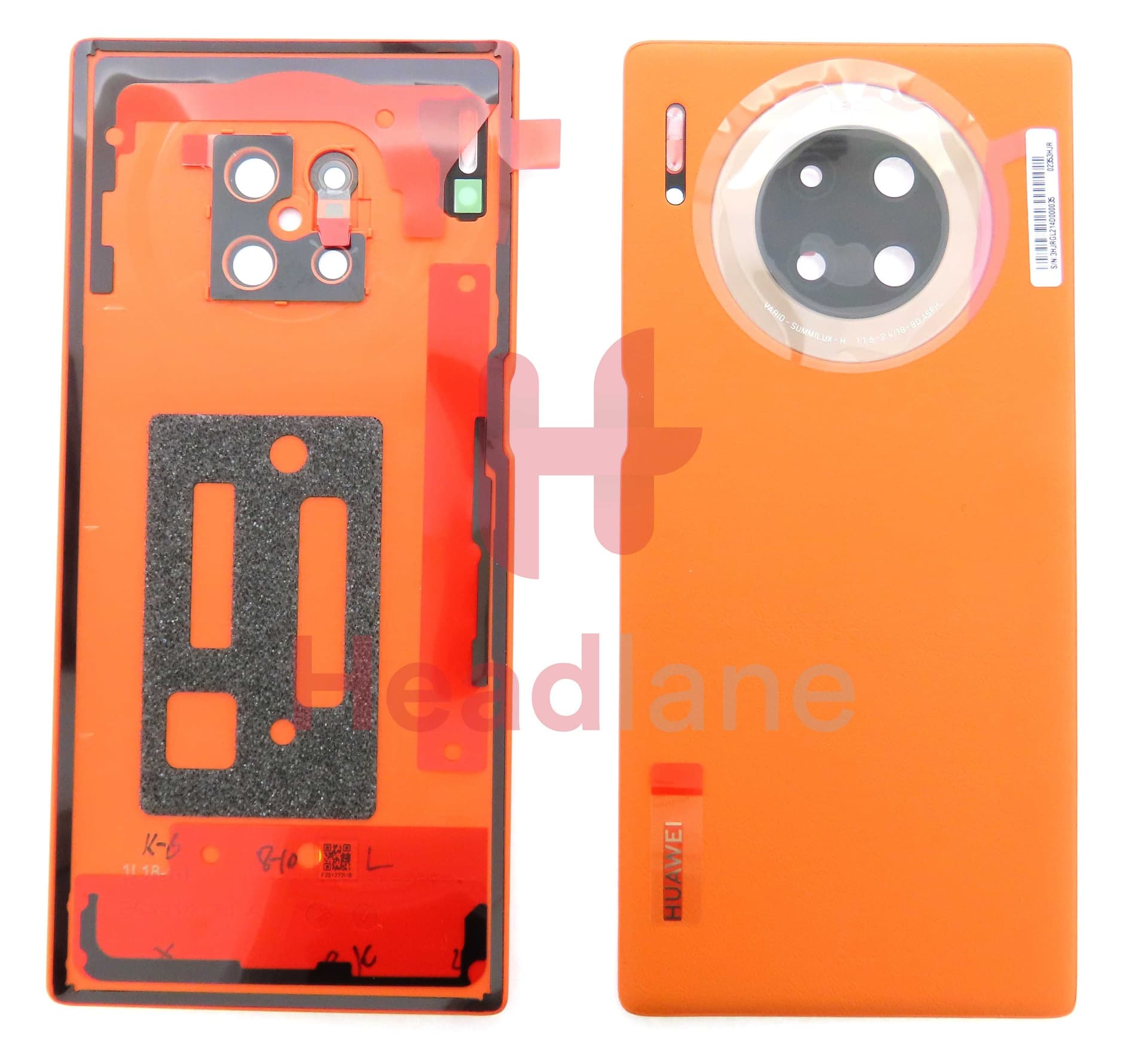 Huawei Mate 30 Pro Back / Battery Cover - Orange - 02353HJR - Huawei Replacement Part