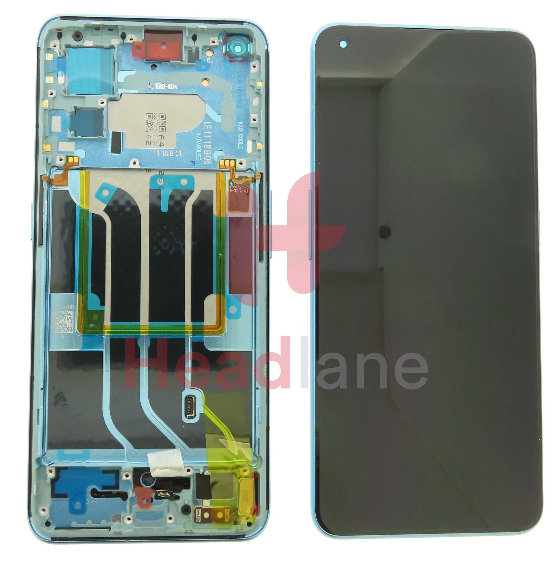 Realme RMX3300 GT2 Pro LCD Display / Screen + Touch - Blue - 4909406 - Realme Replacement Part