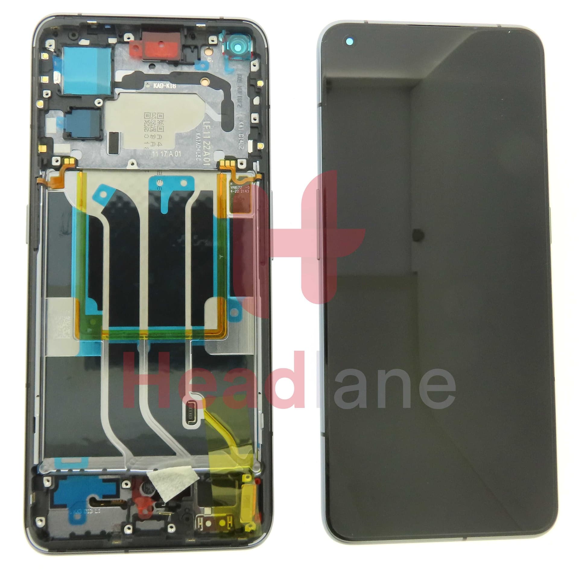 Realme RMX3300 GT2 Pro LCD Display / Screen + Touch - Black - 4909405 - Realme Replacement Part