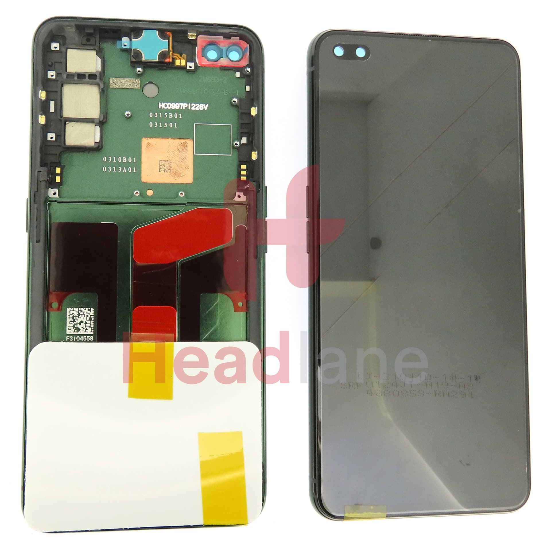 Realme RMX2075 X50 Pro LCD Display / Screen + Touch - Green - 4903971 - Realme Replacement Part