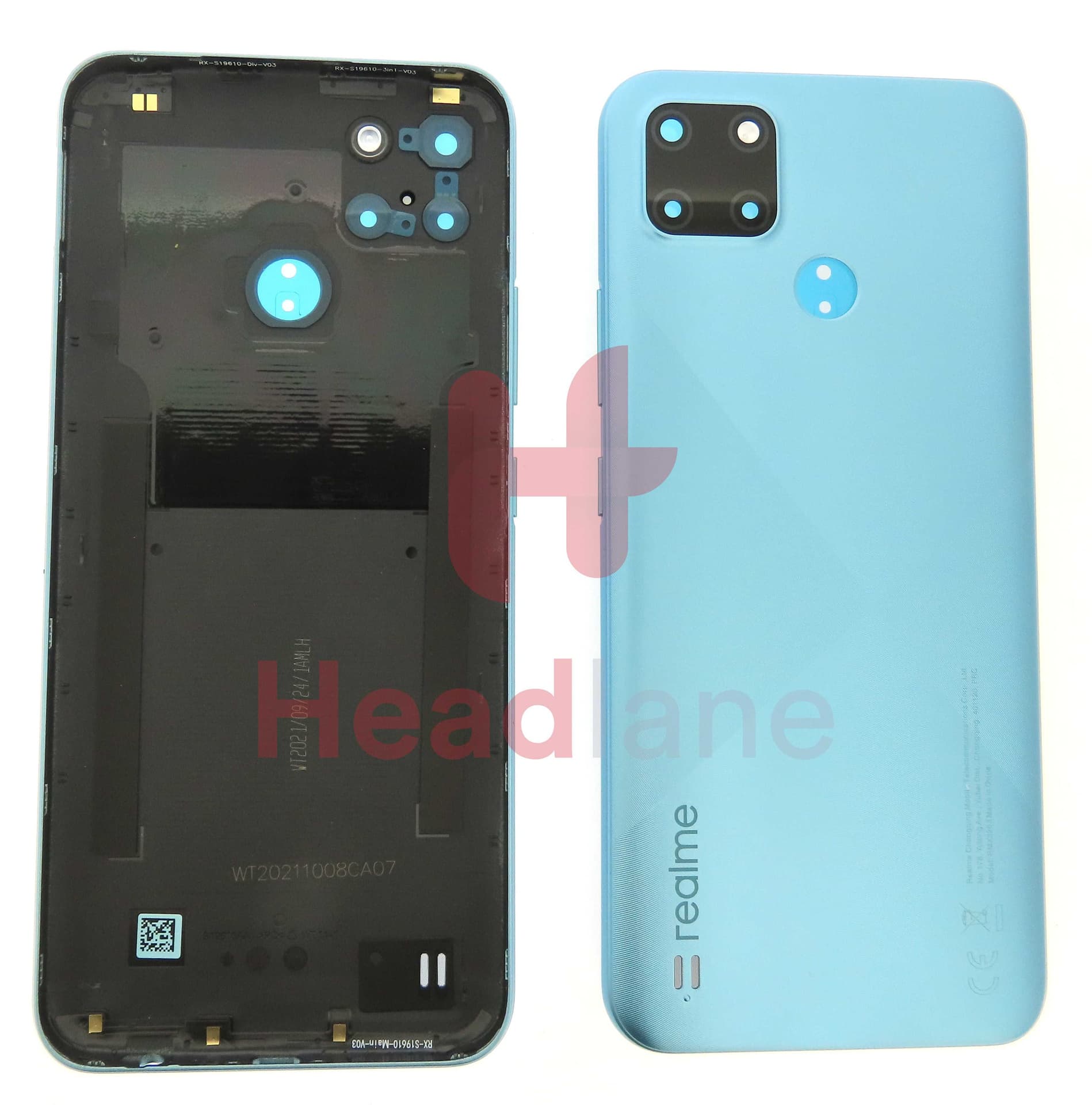 Realme RMX3263 C21-Y Back / Battery Cover - Blue - 4908782 - Realme Replacement Part
