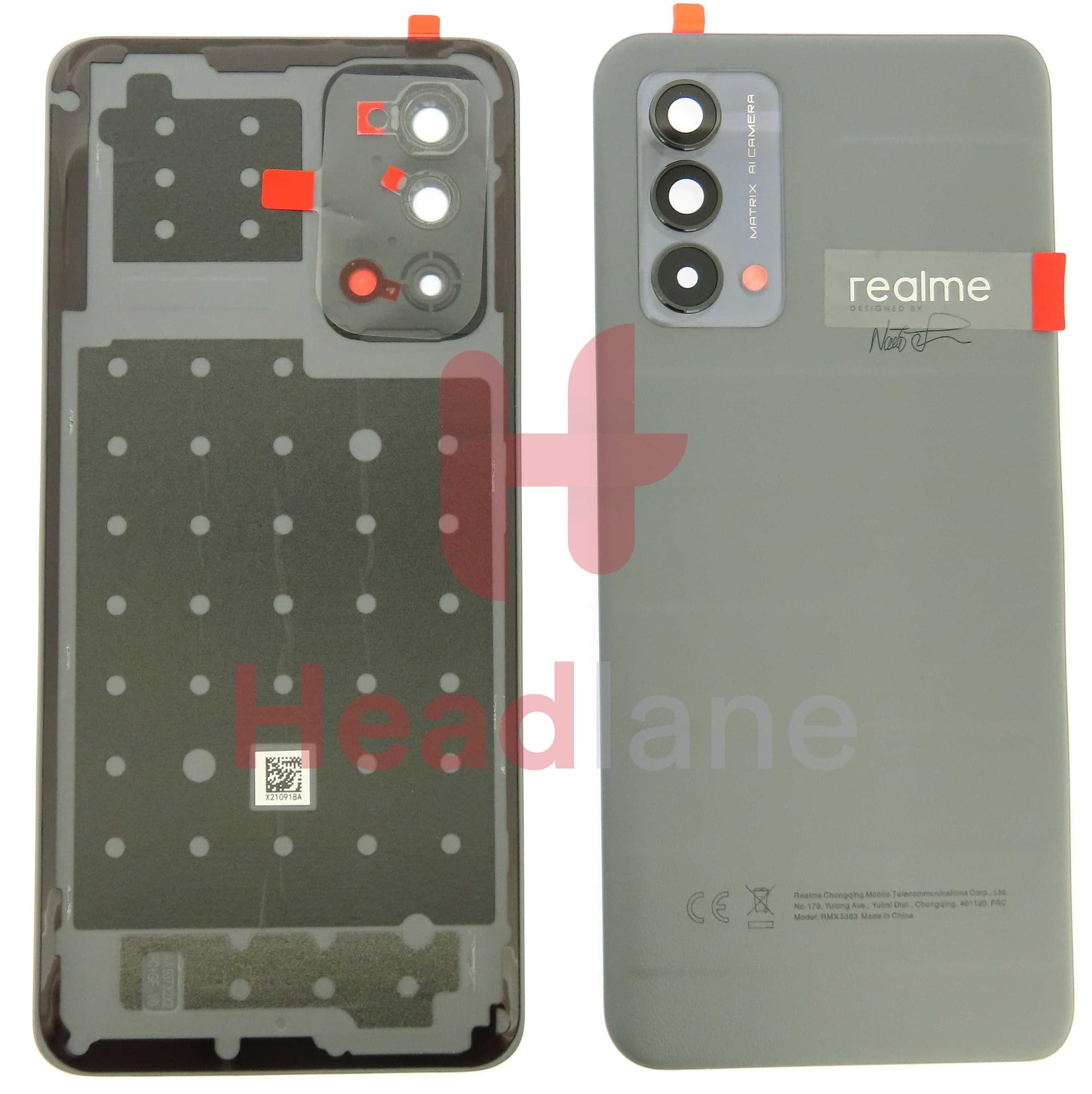 Realme RMX3363 GT Master Back / Battery Cover - Grey - 4908167 - Realme Replacement Part