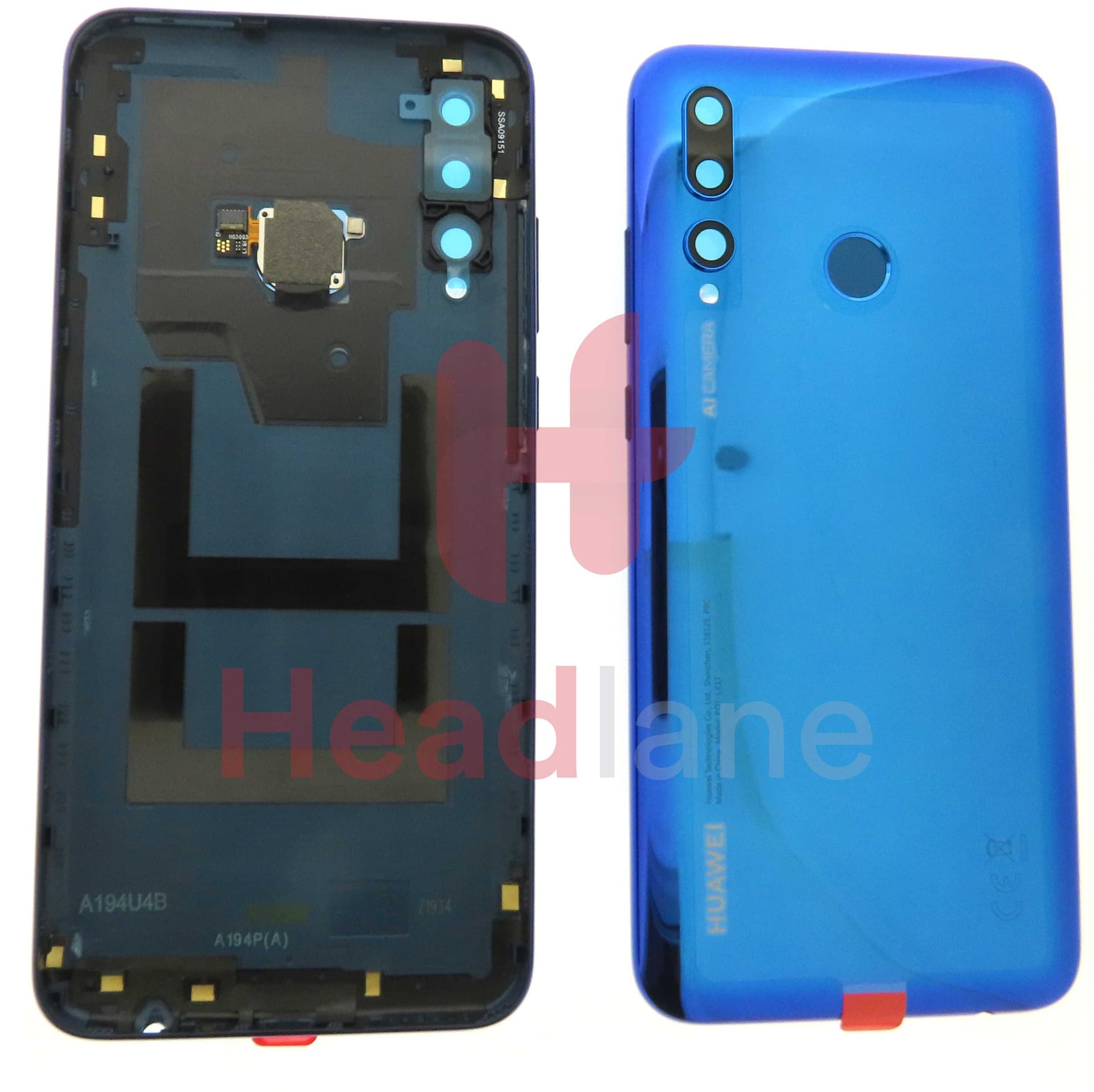 Huawei P Smart+ (2019) Back / Battery Cover - Blue - 02352PSK - Huawei Replacement Part