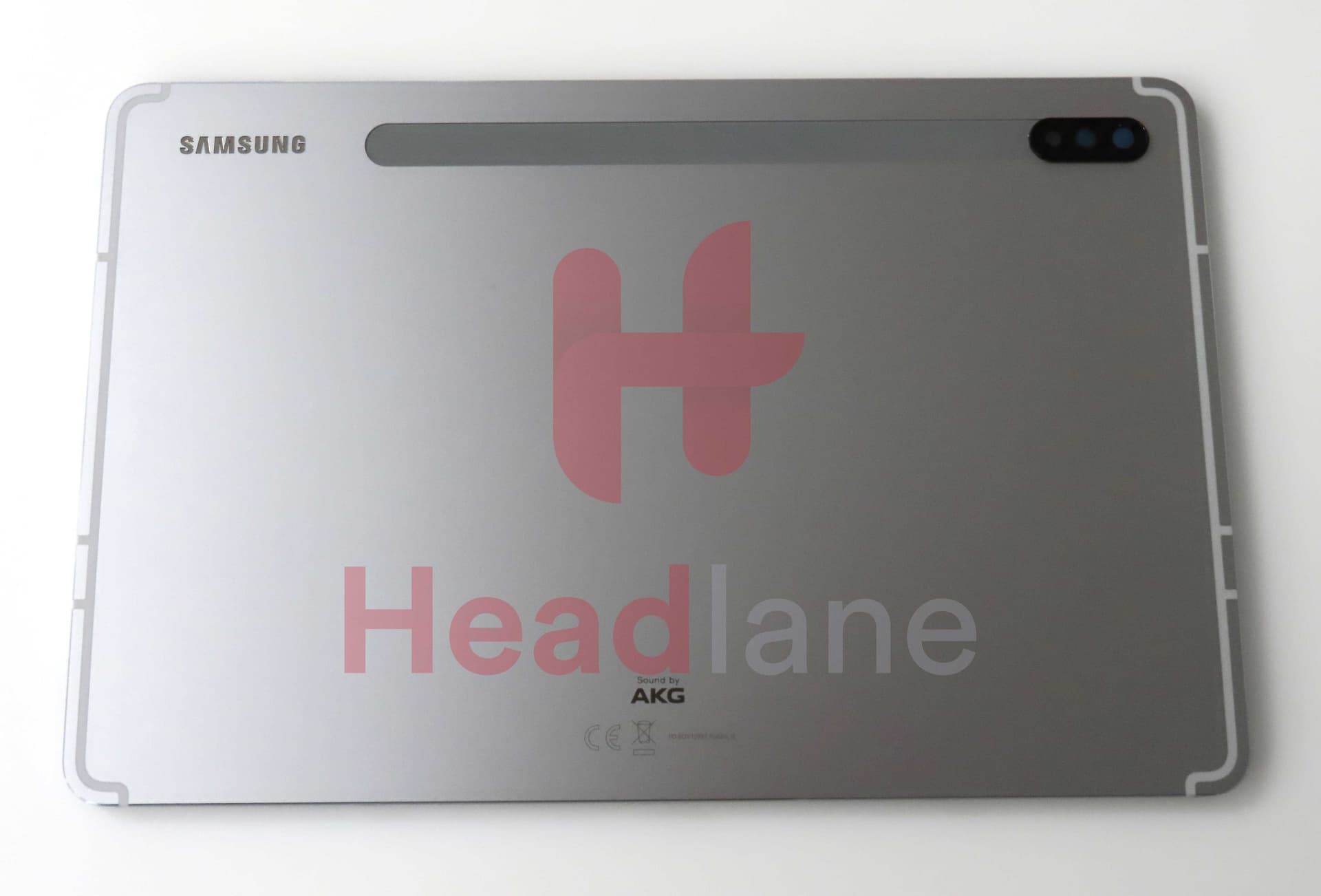 Samsung SM-T875 Galaxy Tab S7 LTE Back / Battery Cover - Silver - GH96-13858B - Samsung Replacement Part