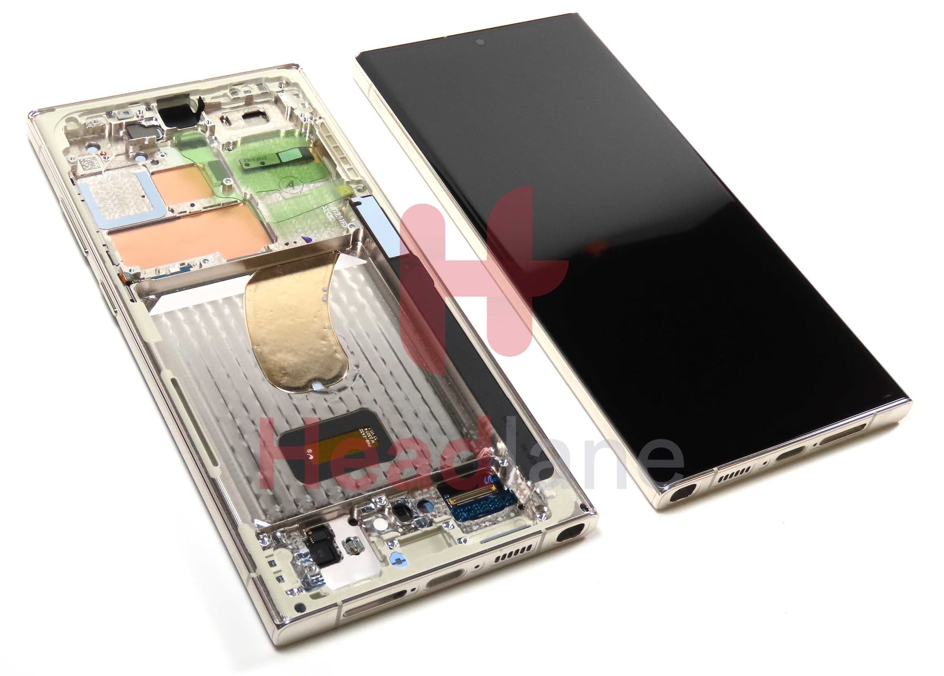 Samsung SM-S918 Galaxy S23 Ultra LCD Display / Screen + Touch - Cream - GH82-30466B - Samsung Replacement Part