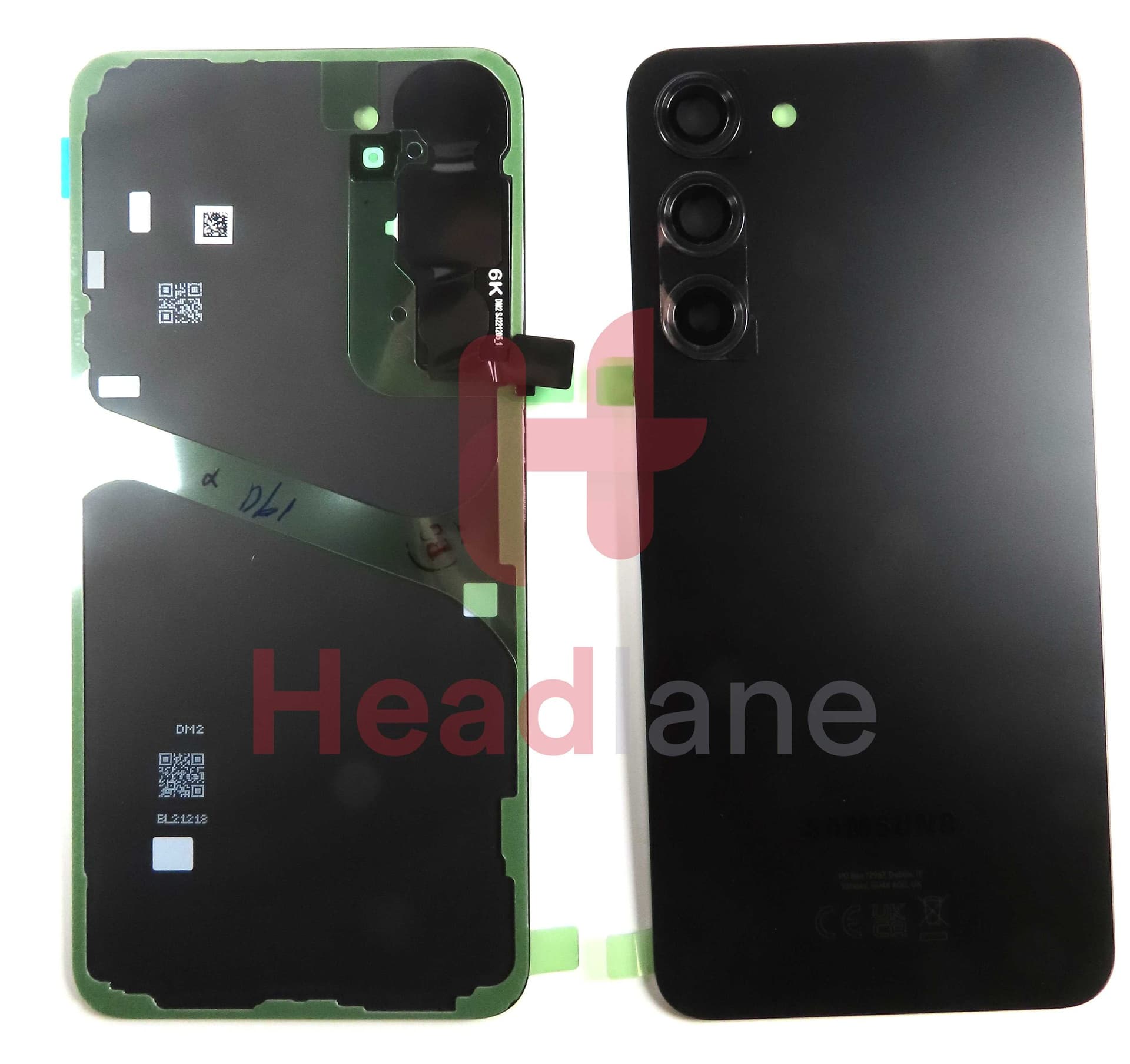 Samsung SM-S916 Galaxy S23+ / Plus  Back / Battery Cover - Black - GH82-30388A - Samsung Replacement Part