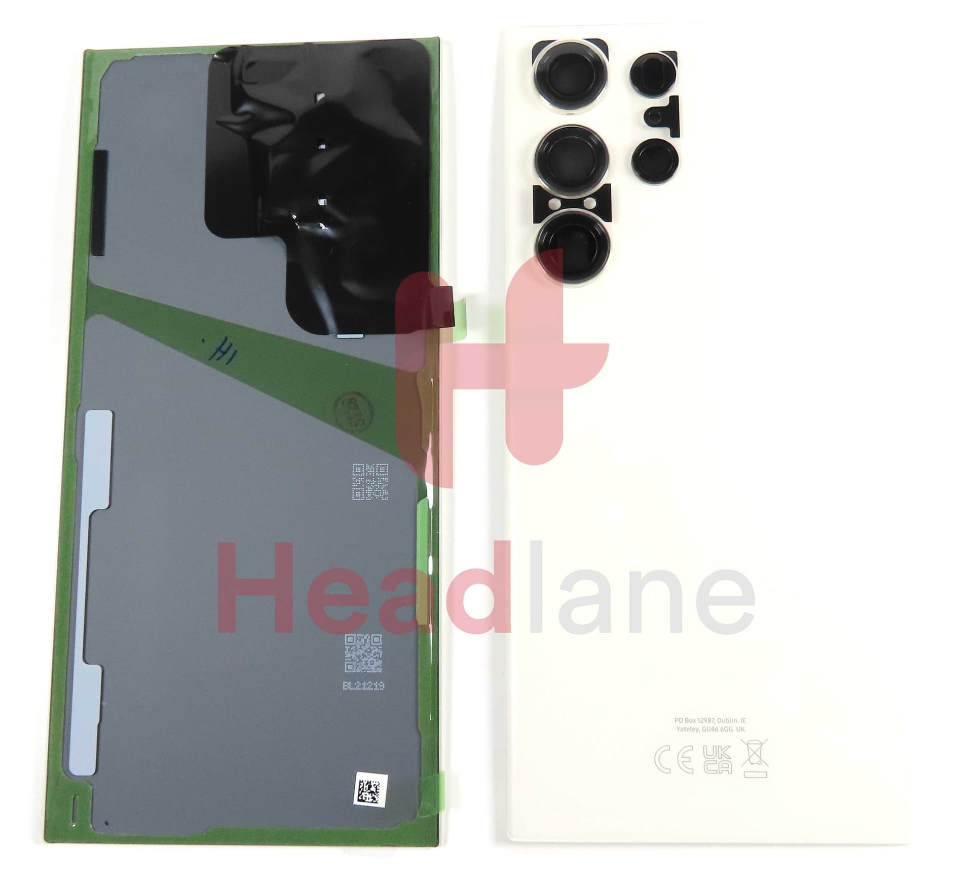 Samsung SM-S918 Galaxy S23 Ultra Back / Battery Cover - Cream - GH82-30400B - Samsung Replacement Part