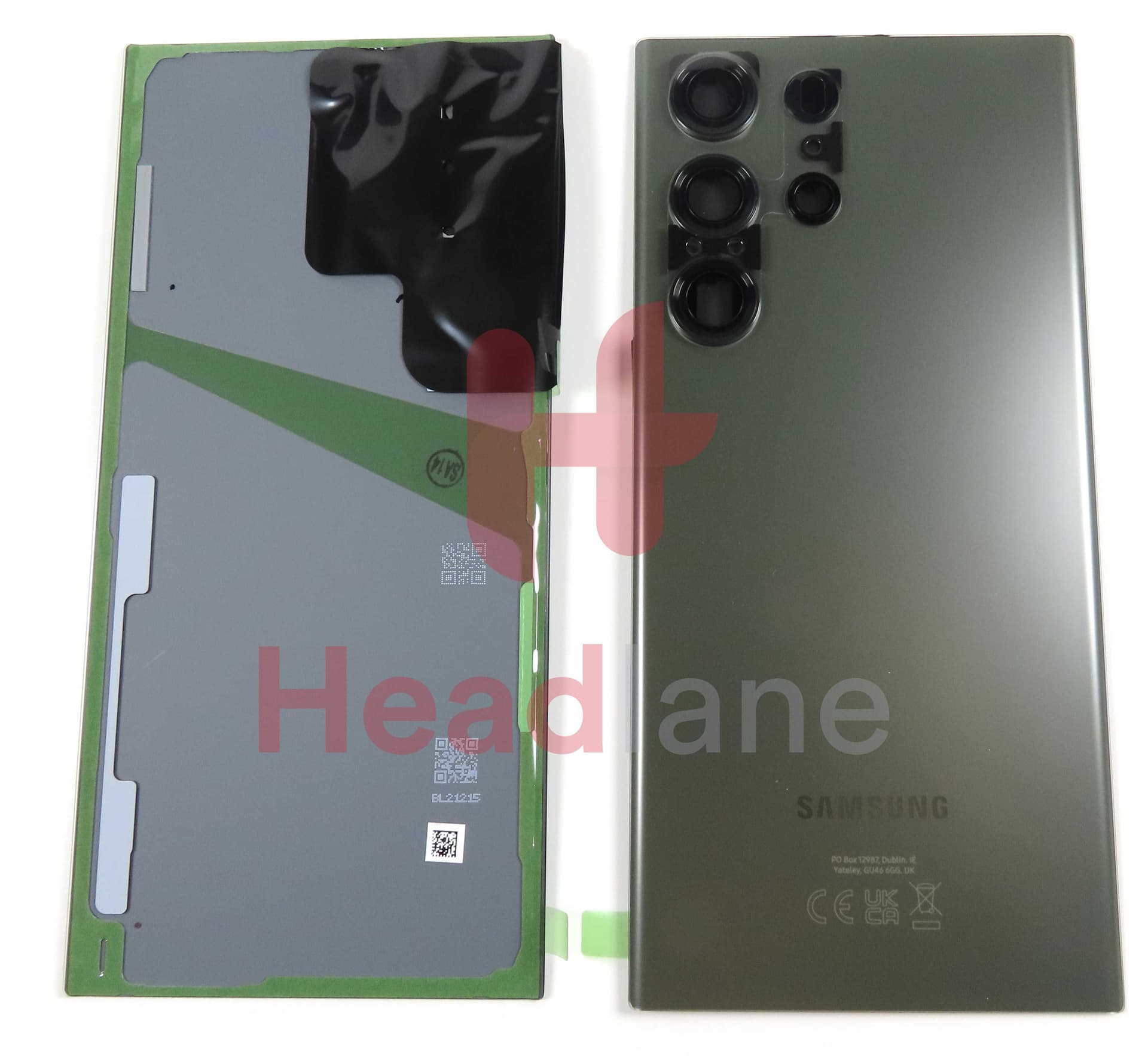 Samsung SM-S918 Galaxy S23 Ultra Back / Battery Cover - Green - GH82-30400C - Samsung Replacement Part