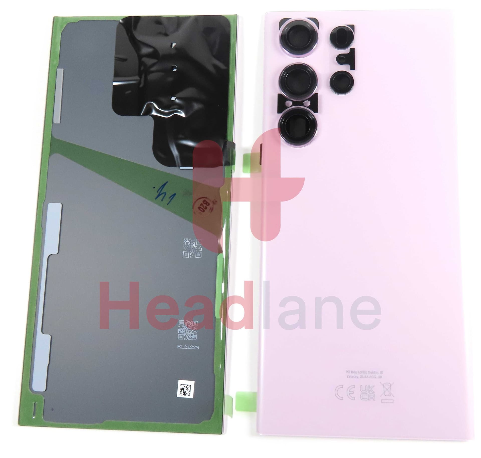 Samsung SM-S918 Galaxy S23 Ultra Back / Battery Cover - Lavender - GH82-30400D - Samsung Replacement Part