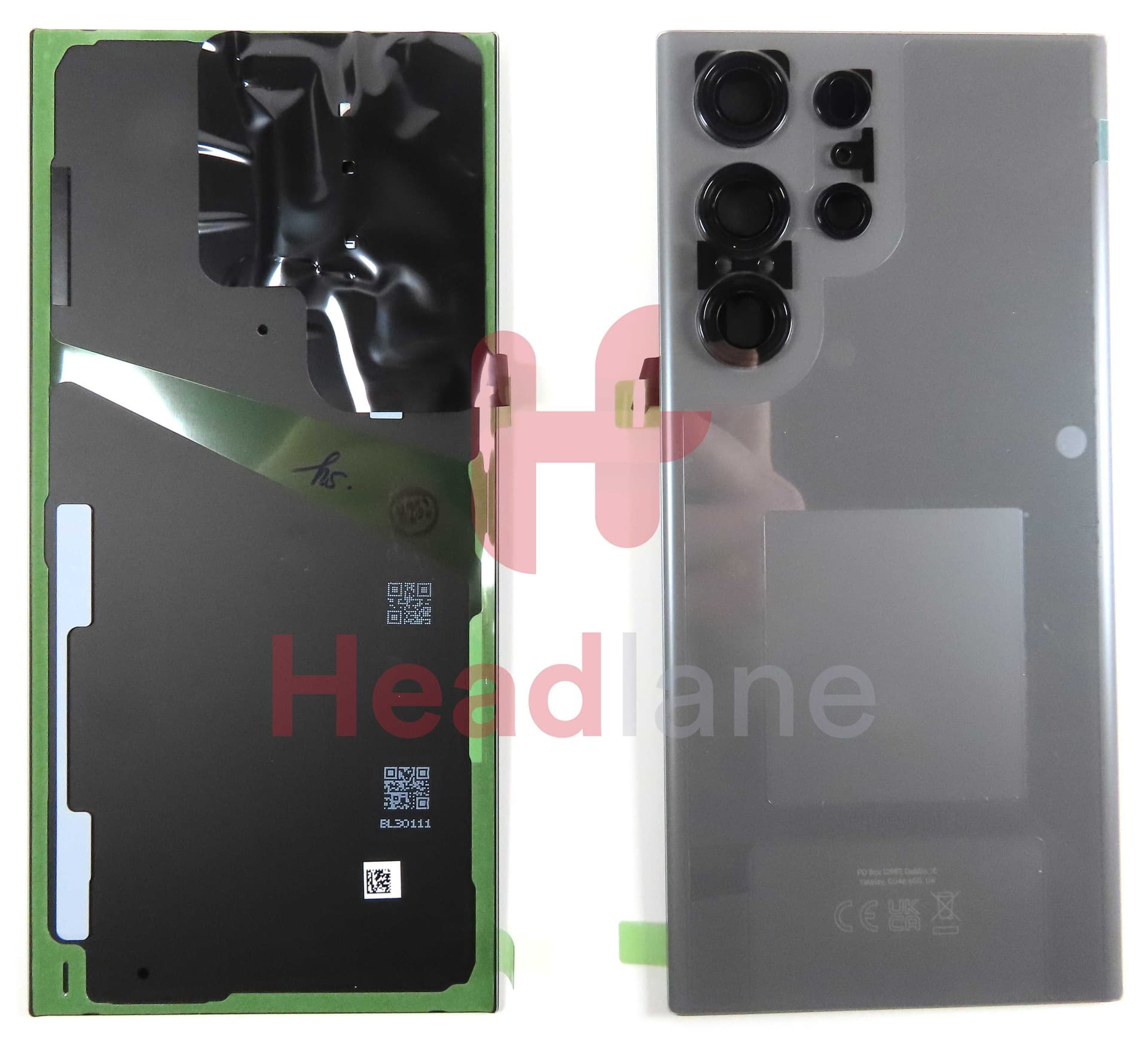 Samsung SM-S918 Galaxy S23 Ultra Back / Battery Cover - Graphite - GH82-30400E - Samsung Replacement Part