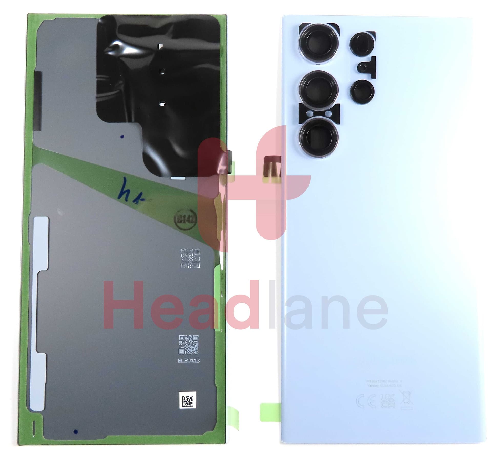 Samsung SM-S918 Galaxy S23 Ultra Back / Battery Cover - Sky Blue - GH82-30400G - Samsung Replacement Part