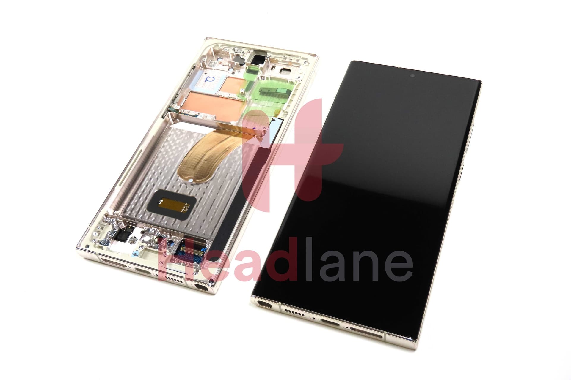 Samsung SM-S918 Galaxy S23 Ultra LCD Display / Screen + Touch - Cream - GH82-30465B