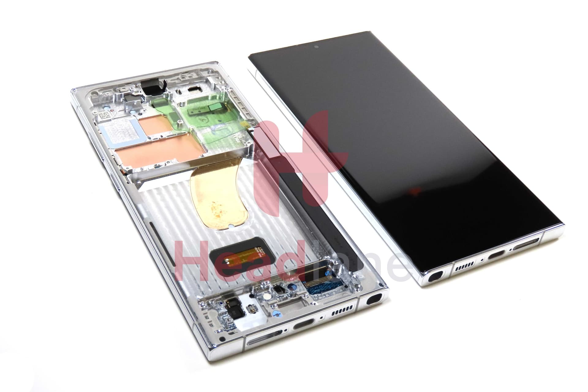 Samsung SM-S918 Galaxy S23 Ultra LCD Display / Screen + Touch - Sky Blue / Lime - GH82-30466G - Samsung Replacement Part