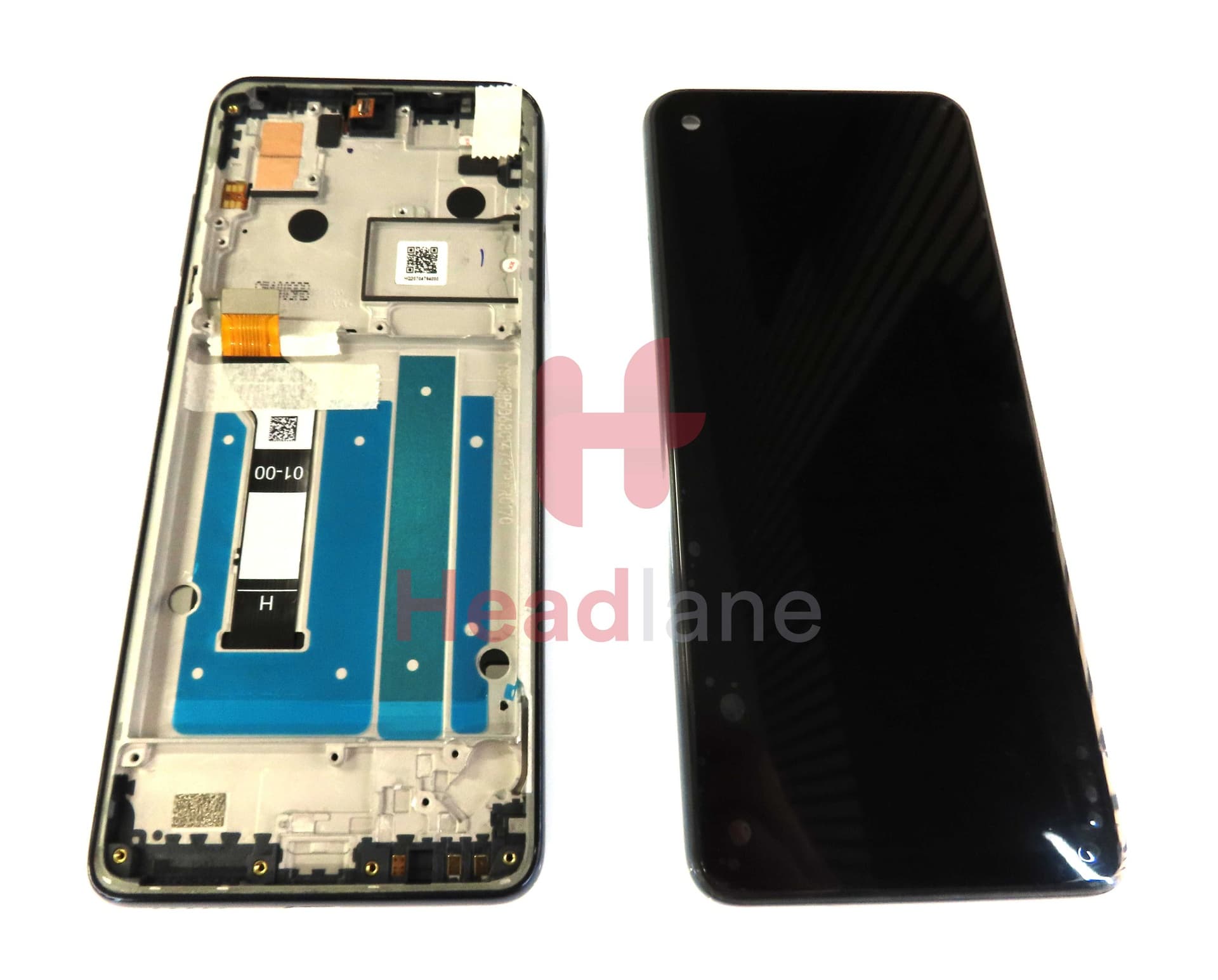 Motorola XT2013 One Action LCD Display / Screen + Touch - Blue - 5D68C14737PW - Lenovo / Motorola Replacement Part