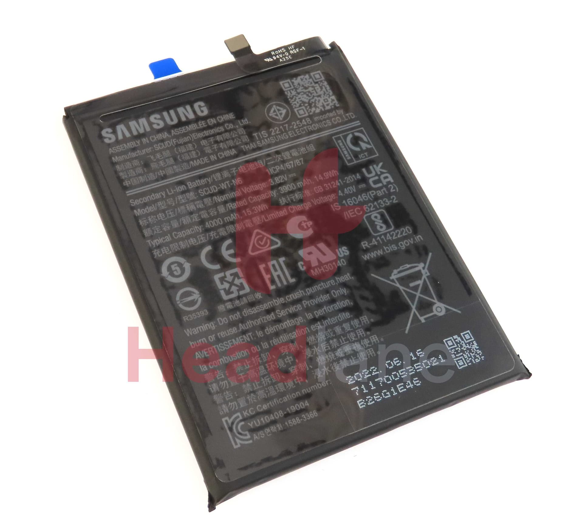 Samsung SM-A107 A207 Galaxy A10s A20s SCUD-WT-N6 Internal Battery - GH81-18936A - Samsung Replacement Part