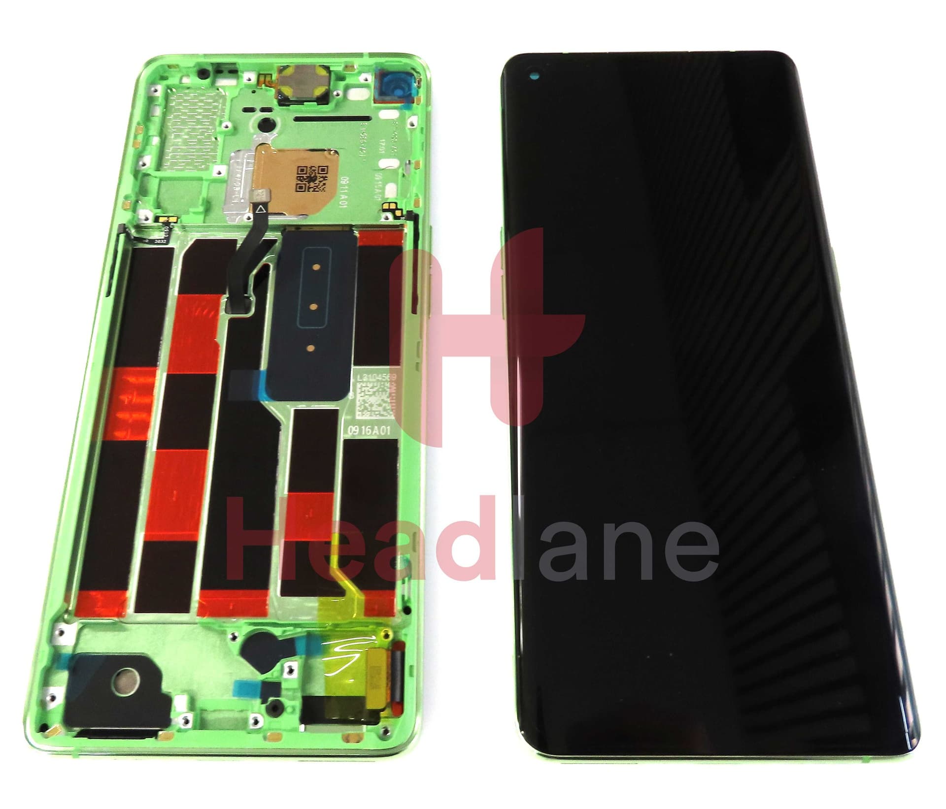Oppo CPH2089 Reno4 Pro 5G LCD Display / Screen + Touch - Green Glitter - 4905501 - Oppo Replacement Part