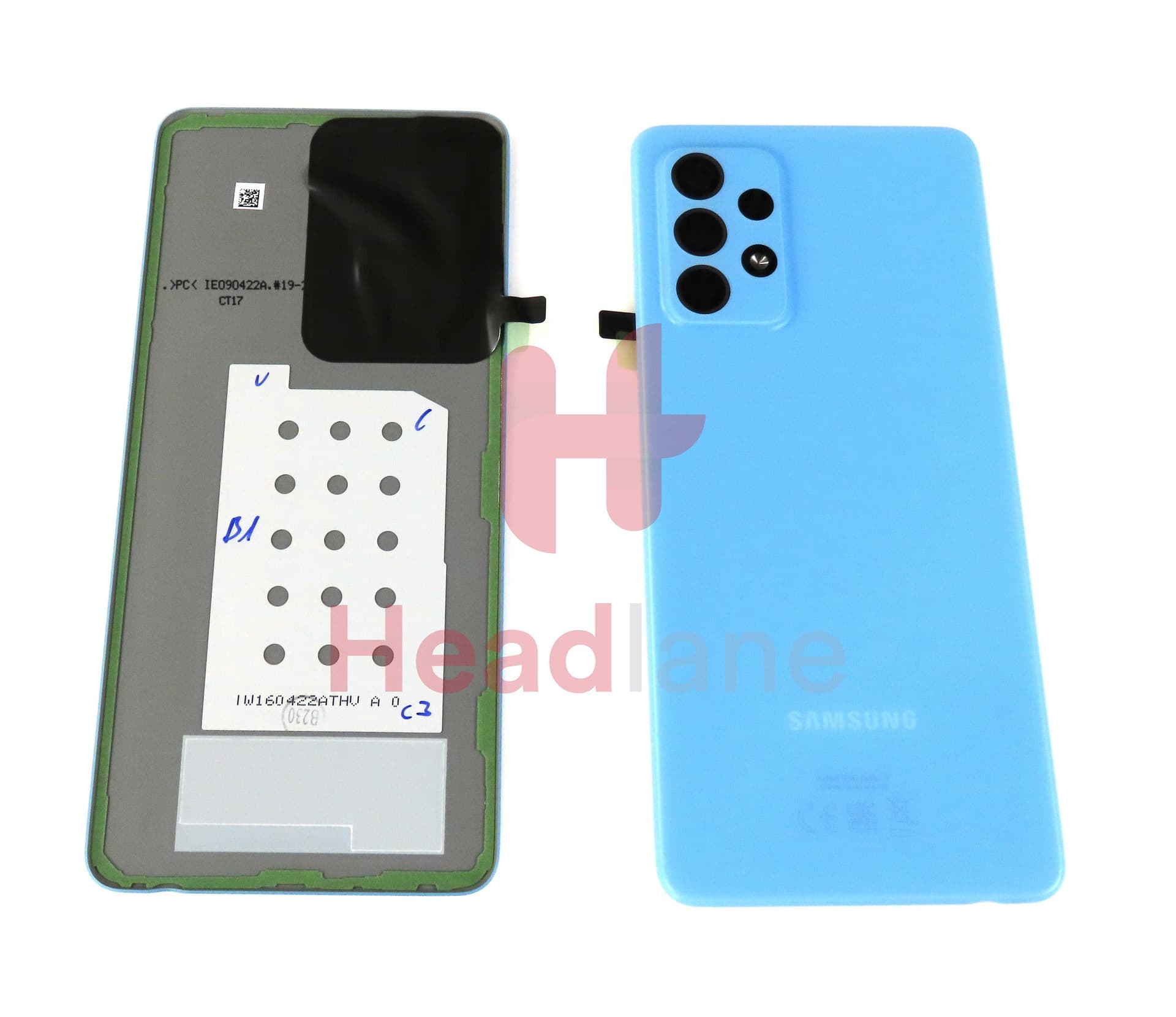 Samsung SM-A525 A526 Galaxy A52 4G / 5G Back / Battery Cover - Blue (UKCA) - GH82-27261B - Samsung Replacement Part