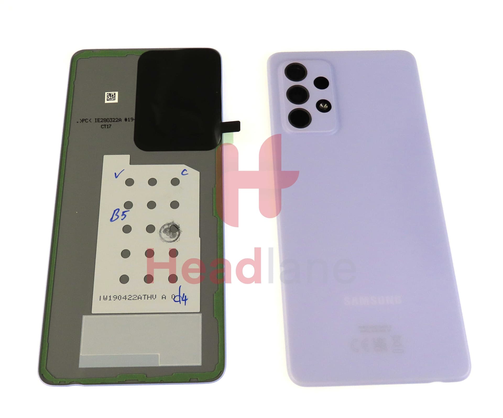 Samsung SM-A525 A526 Galaxy A52 4G / 5G Back / Battery Cover - Violet (UKCA) - GH82-27261C - Samsung Replacement Part