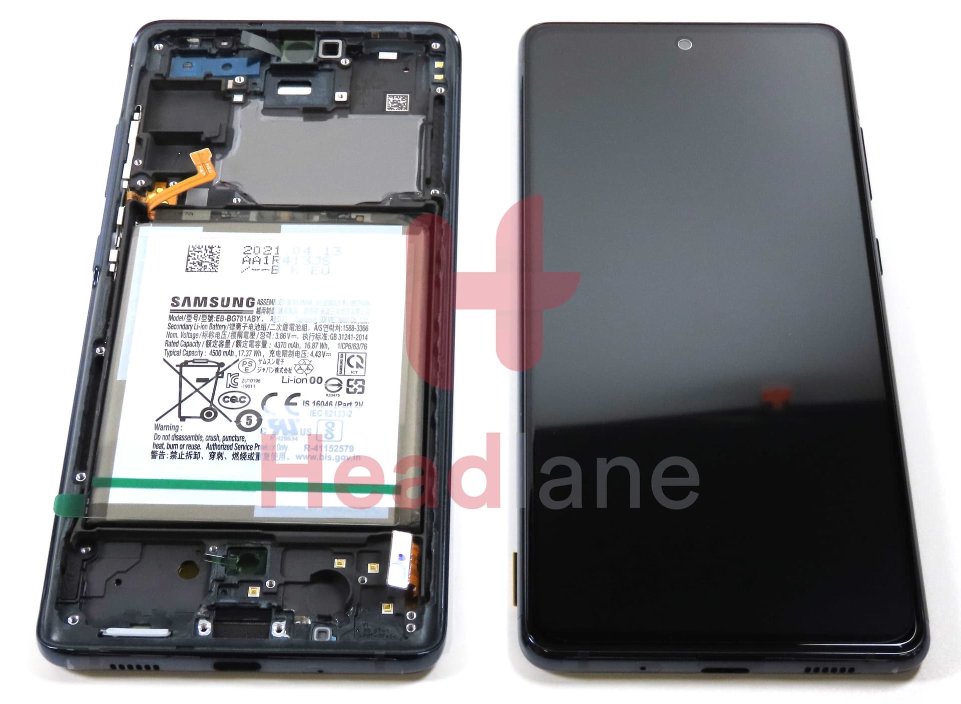 Samsung SM-G780 Galaxy S20 FE 4G LCD Display / Screen + Touch + Battery - Cloud Navy - GH82-24479A - Samsung Replacement Part