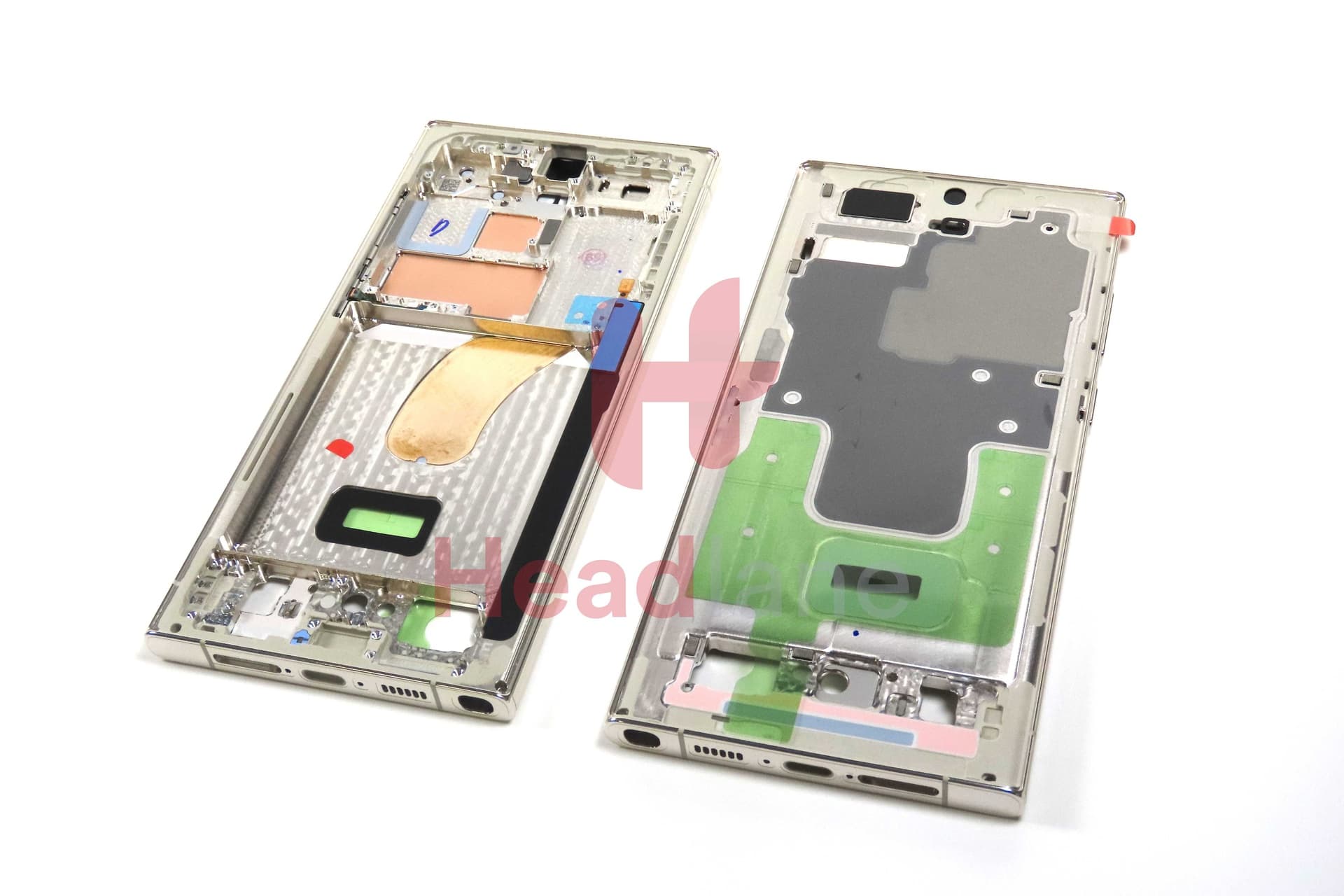 Samsung SM-S918 Galaxy S23 Ultra Display Frame / Chassis - Cream - GH96-15833B - Samsung Replacement Part