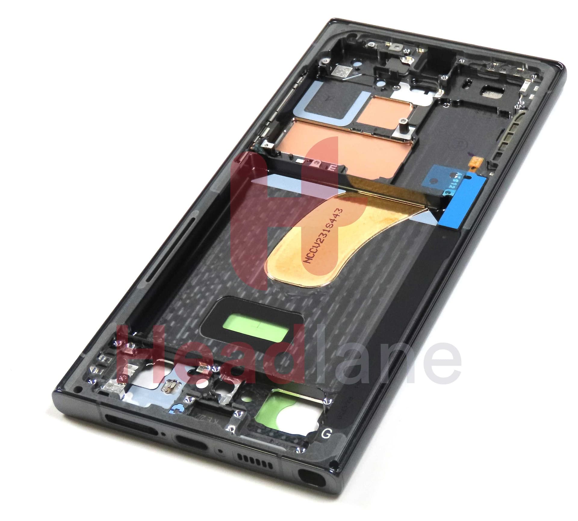 Samsung SM-S918 Galaxy S23 Ultra Display Frame / Chassis - Green - GH96-15833C - Samsung Replacement Part