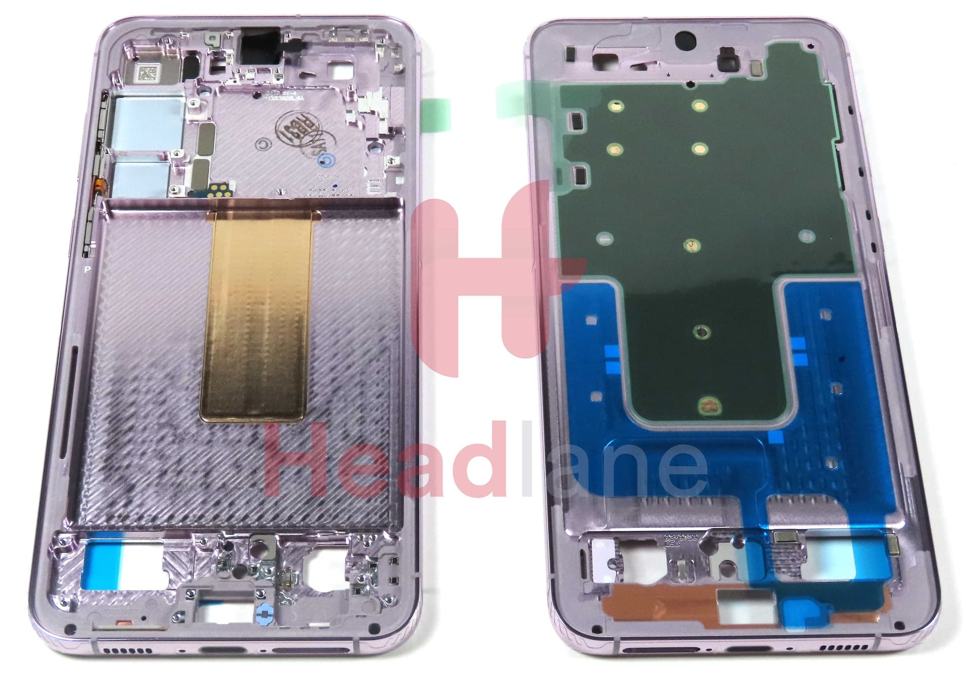 Samsung SM-S916 Galaxy S23+ / Plus Display Frame / Chassis - Lavender - GH96-15838D - Samsung Replacement Part