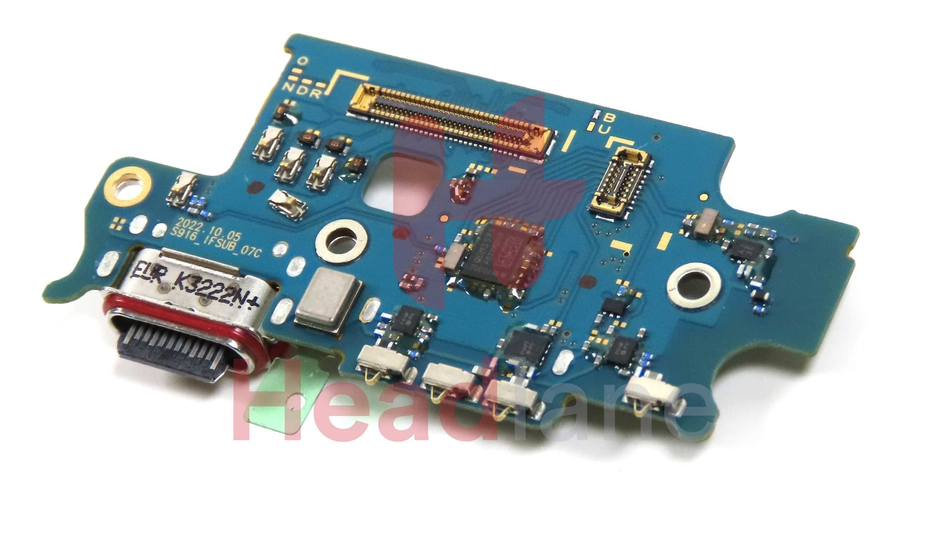 Samsung SM-S916 Galaxy S23+ / Plus Charging Port + SIM Card Reader Flex - GH96-15620A - Samsung Replacement Part