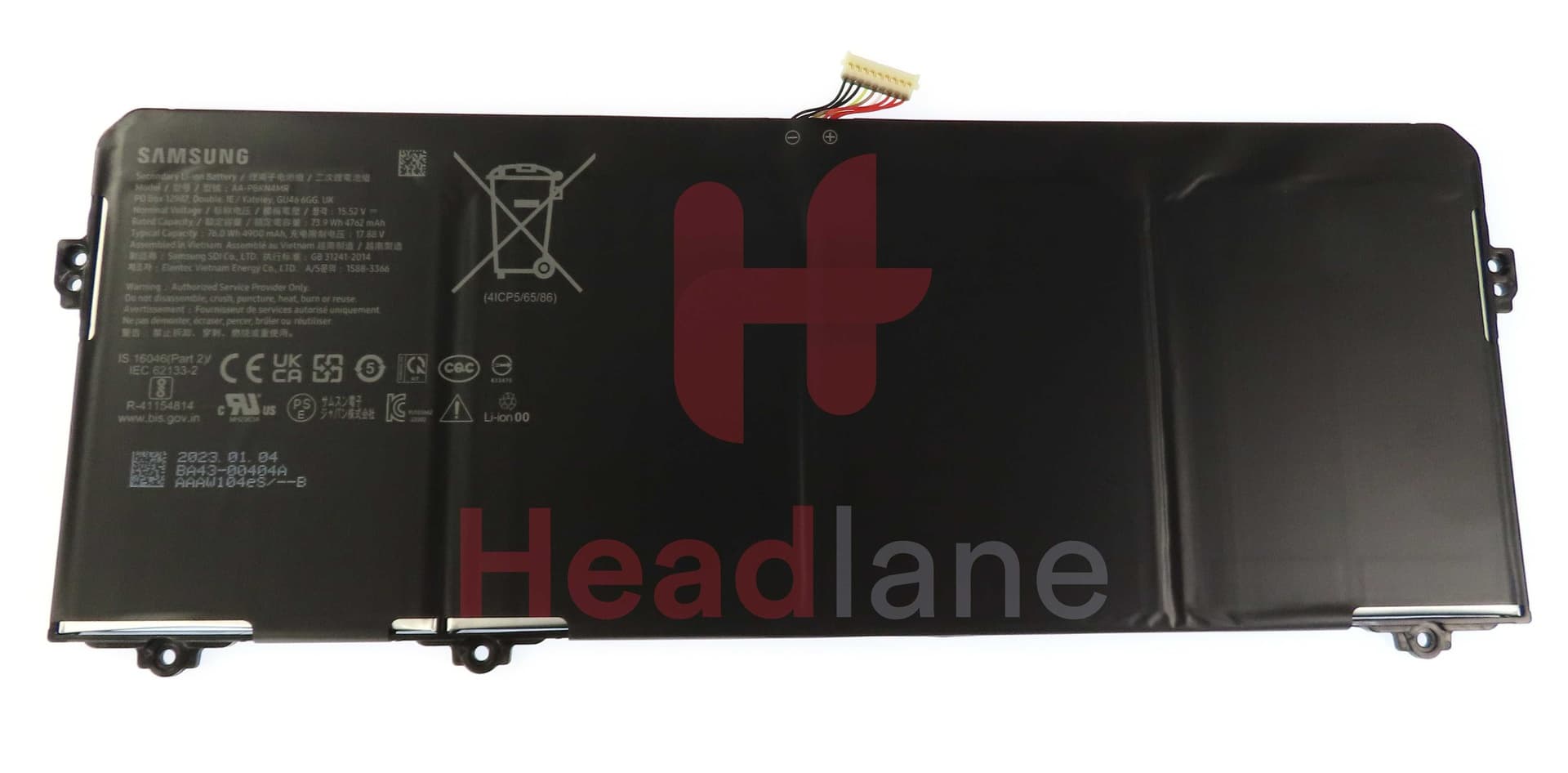 Samsung NP960QFG Galaxy Book3 Pro 360 AA-PBKN4MR 73.9Wh 4762mAh Battery - BA43-00404A - Samsung Replacement Part