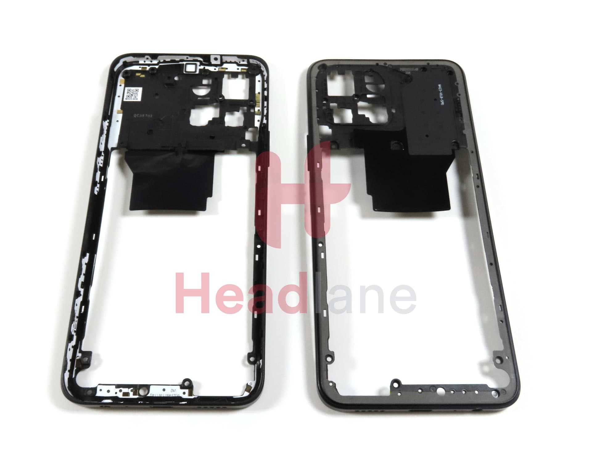 Honor X6 Middle Cover / Chassis + NFC Antenna - Black - 9707AACE - Honor Replacement Part