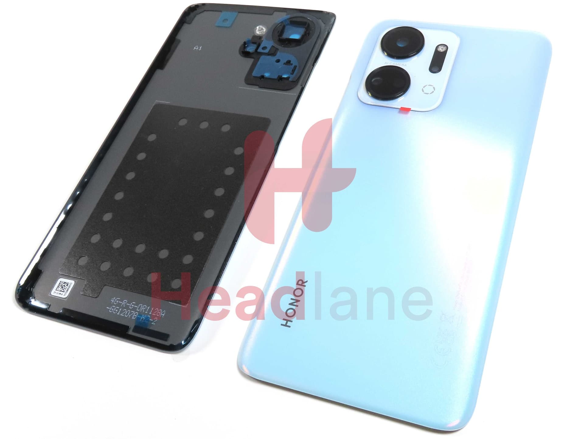 Honor X7a Back / Battery Cover - Silver - 9707AAKV - Honor Replacement Part