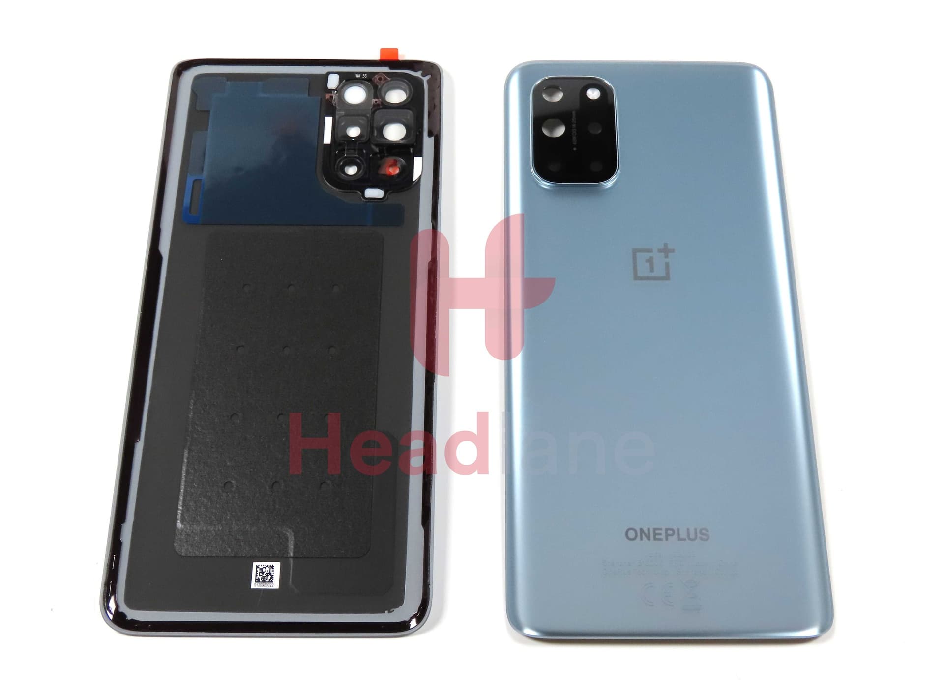 OnePlus 8T Back / Battery Cover - Lunar Silver - 2011100211 - OnePlus Replacement Part