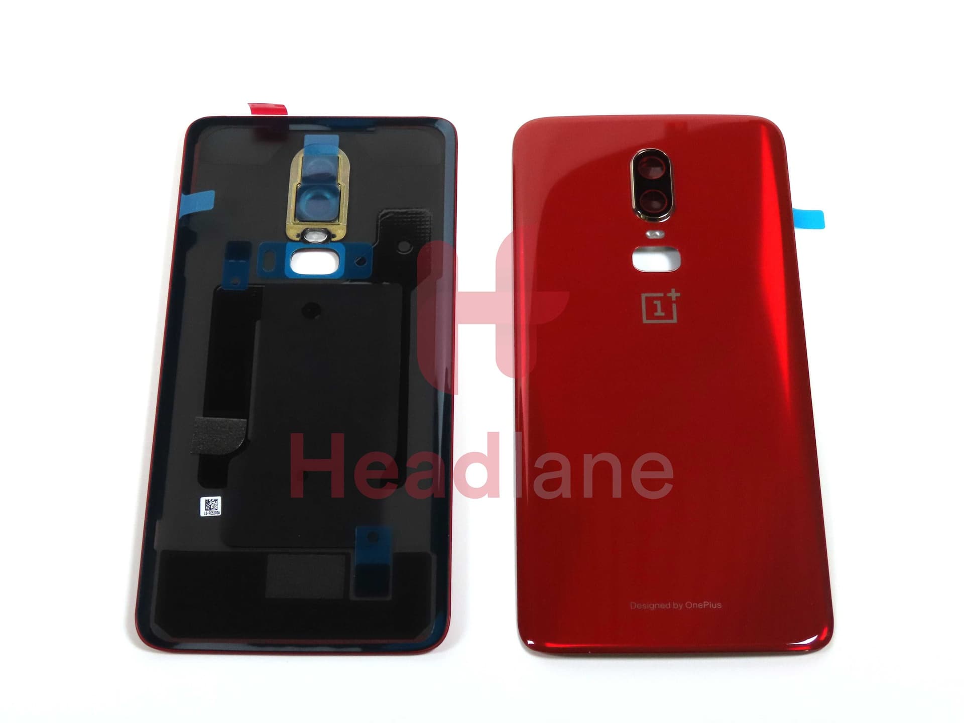 OnePlus 6 Back / Battery Cover - Red - 1071100134 - OnePlus Replacement Part