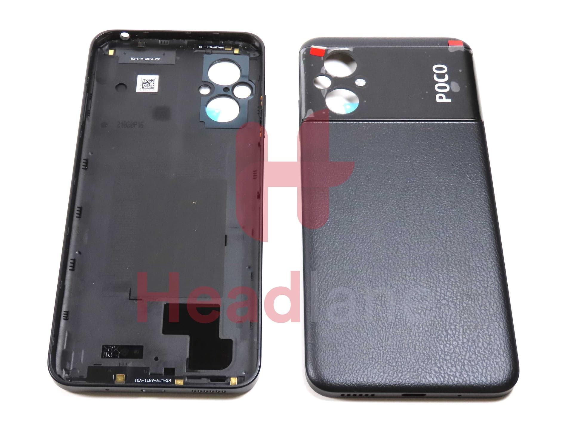 Xiaomi Poco M5 Back / Battery Cover - Black - 1610111000522A - Xiaomi Replacement Part