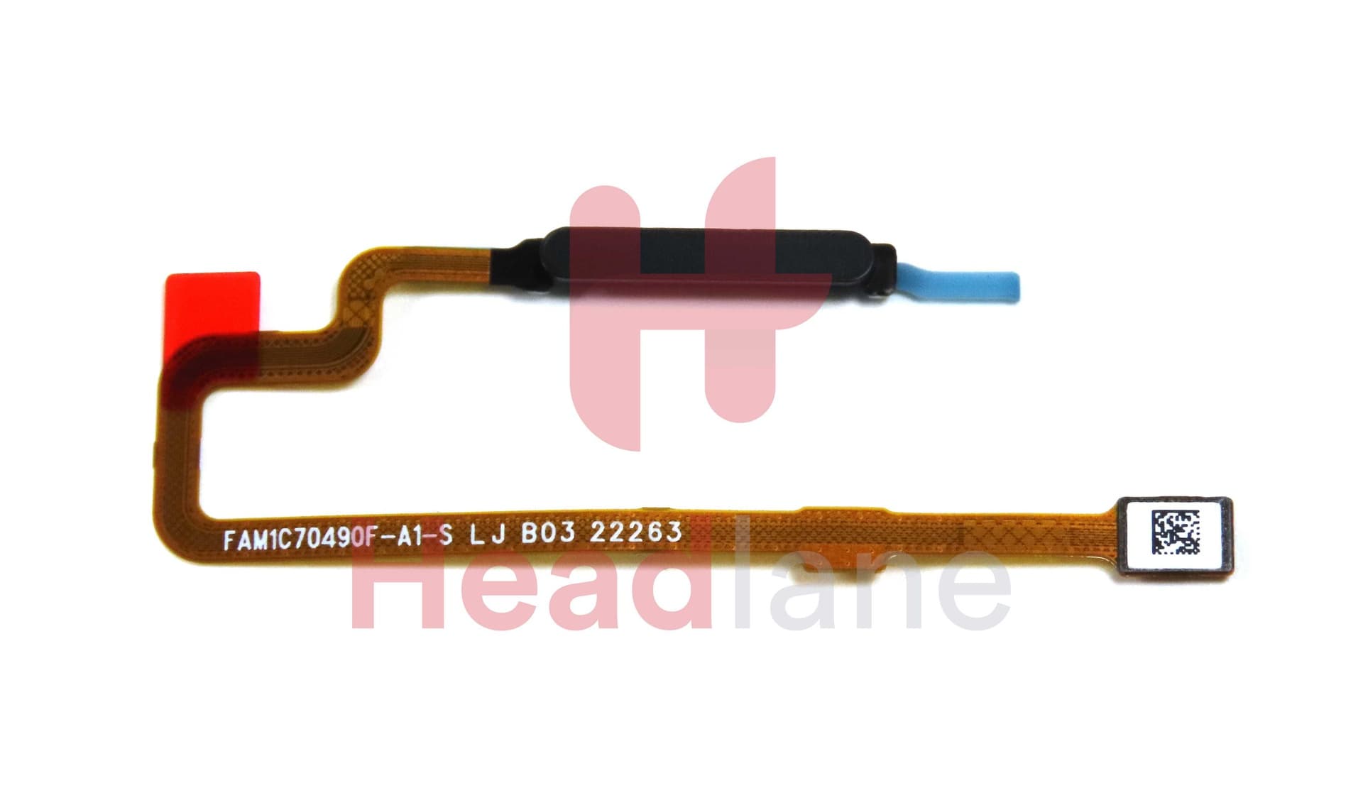 Xiaomi Poco M5 Fingerprint Reader / Sensor - Black - 49010000A46G - Xiaomi Replacement Part