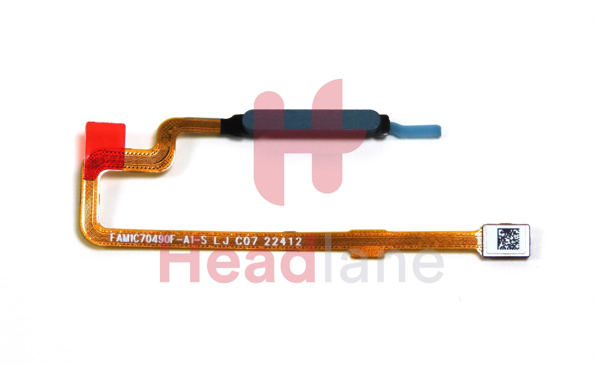 Xiaomi Poco M5 Fingerprint Reader / Sensor - Cyan / Blue - 49010000BY6G - Xiaomi Replacement Part