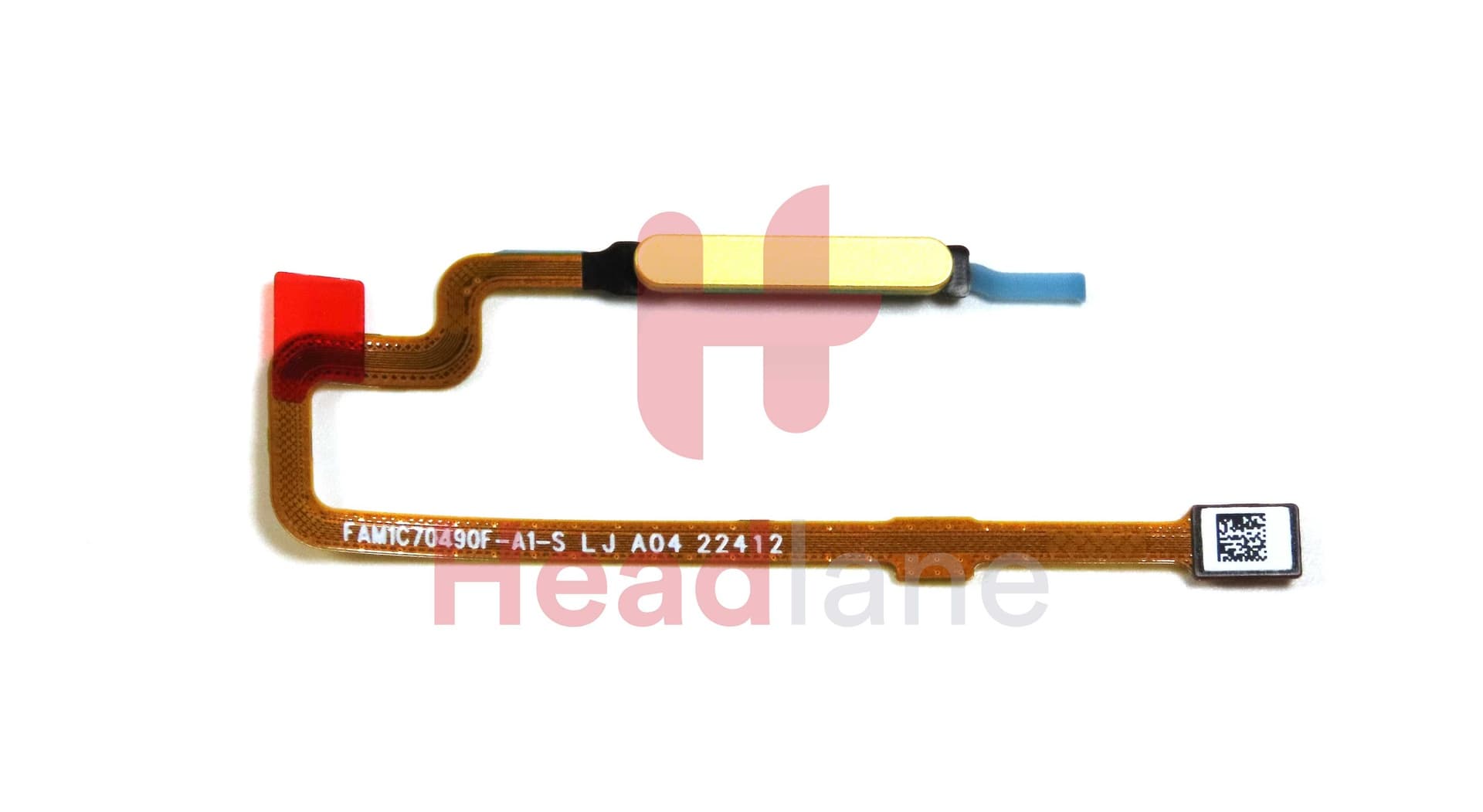 Xiaomi Poco M5 Fingerprint Reader / Sensor - Yellow - 49010000BZ6G - Xiaomi Replacement Part