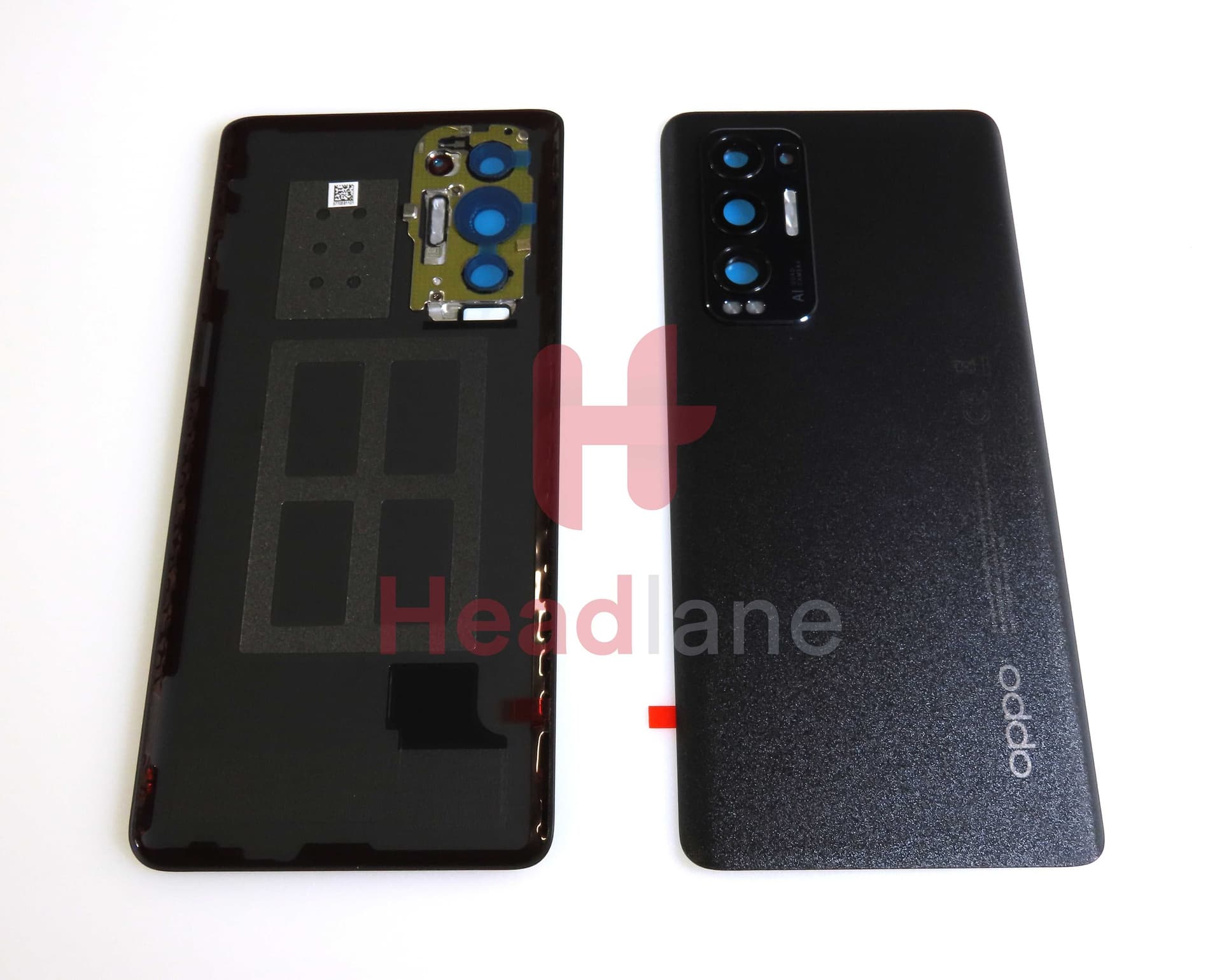 Oppo CPH2207 Find X3 Neo Back / Battery Cover - Black - 4906034 - Oppo Replacement Part