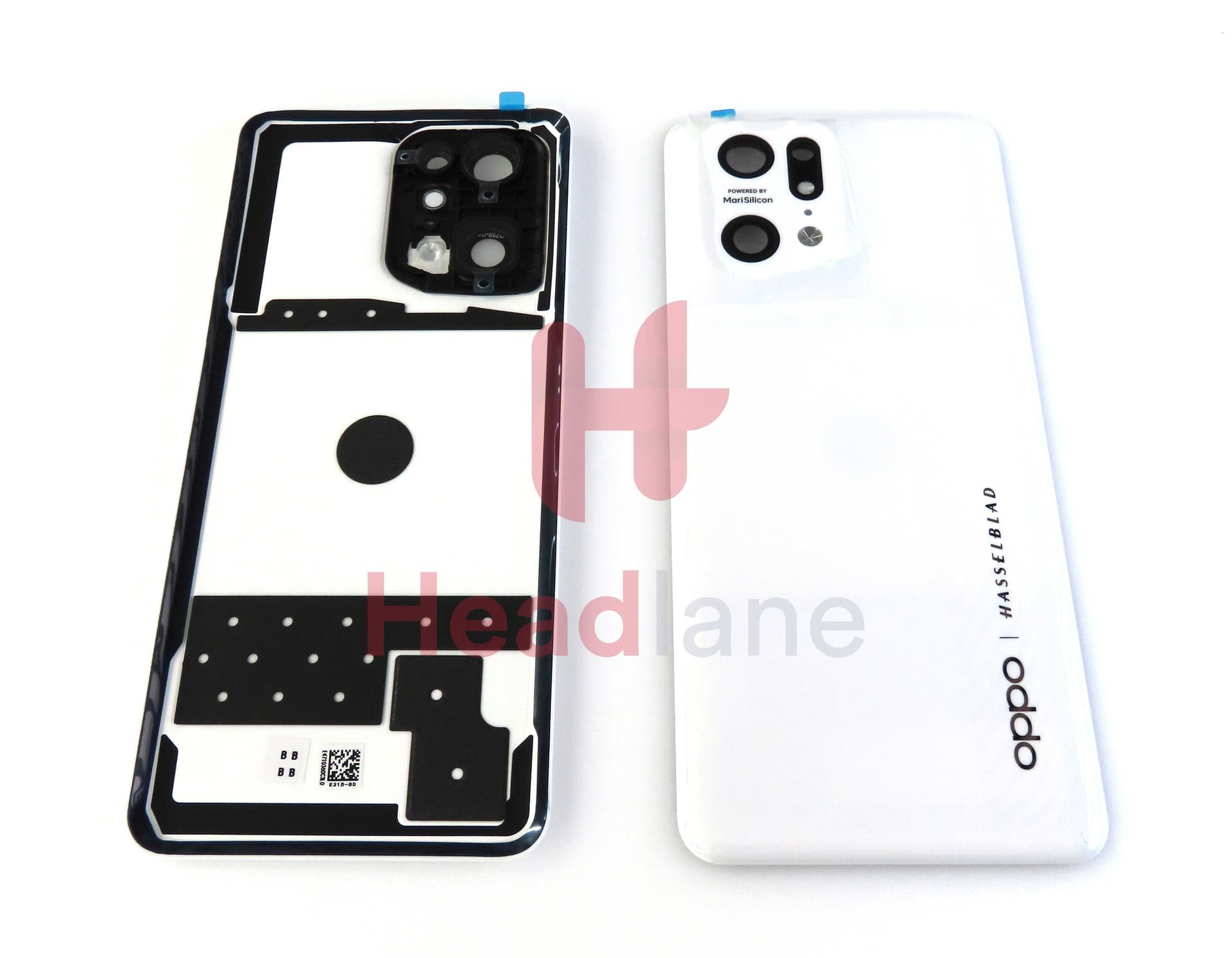 Oppo CPH2305 Find X5 Pro Back / Battery Cover - White - 4150008 - Oppo Replacement Part